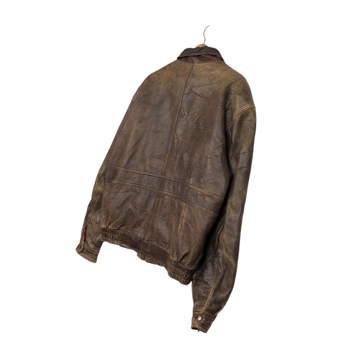 Japanese Brand VINTAGE PARACHUTE BIKER LEATHER JACKET BLANKET ISSEY MIYAKE Size US L / EU 52-54 / 3 - 12 Thumbnail