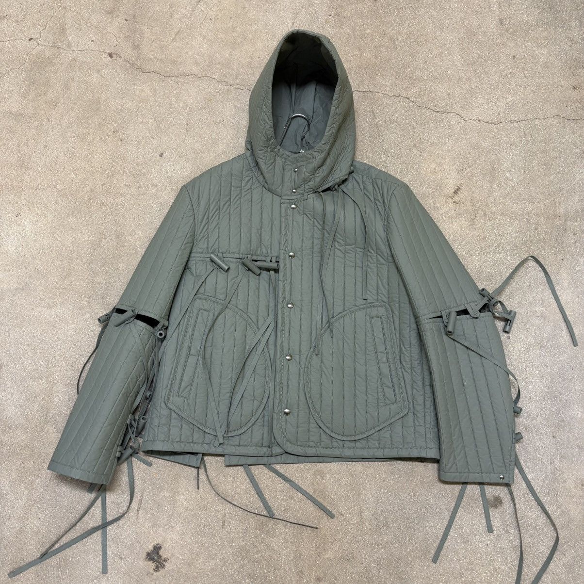 Craig Green Craig green deconstructed tyvek jacket in green Size US L / EU 52-54 / 3 - 1 Thumbnail