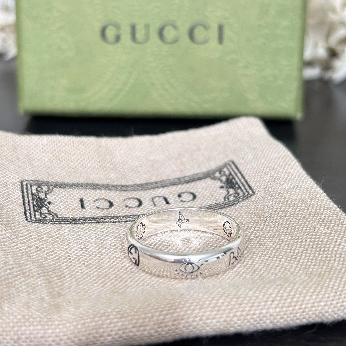 Gucci Gucci Blind For Love Ring - 10US Size ONE SIZE - 5 Thumbnail