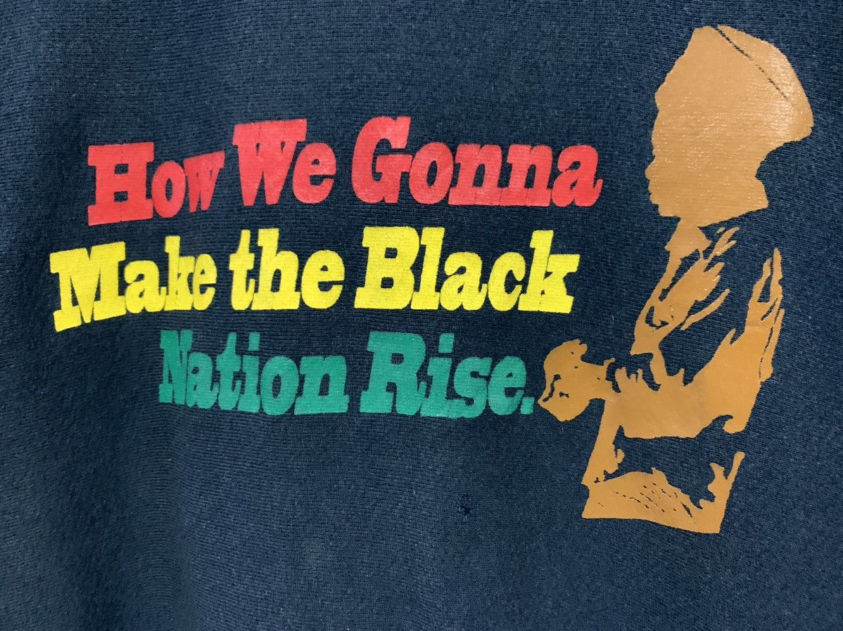Japanese Brand Y2K Rasta Black Matters Sweatshirt Size US XL / EU 56 / 4 - 4 Thumbnail