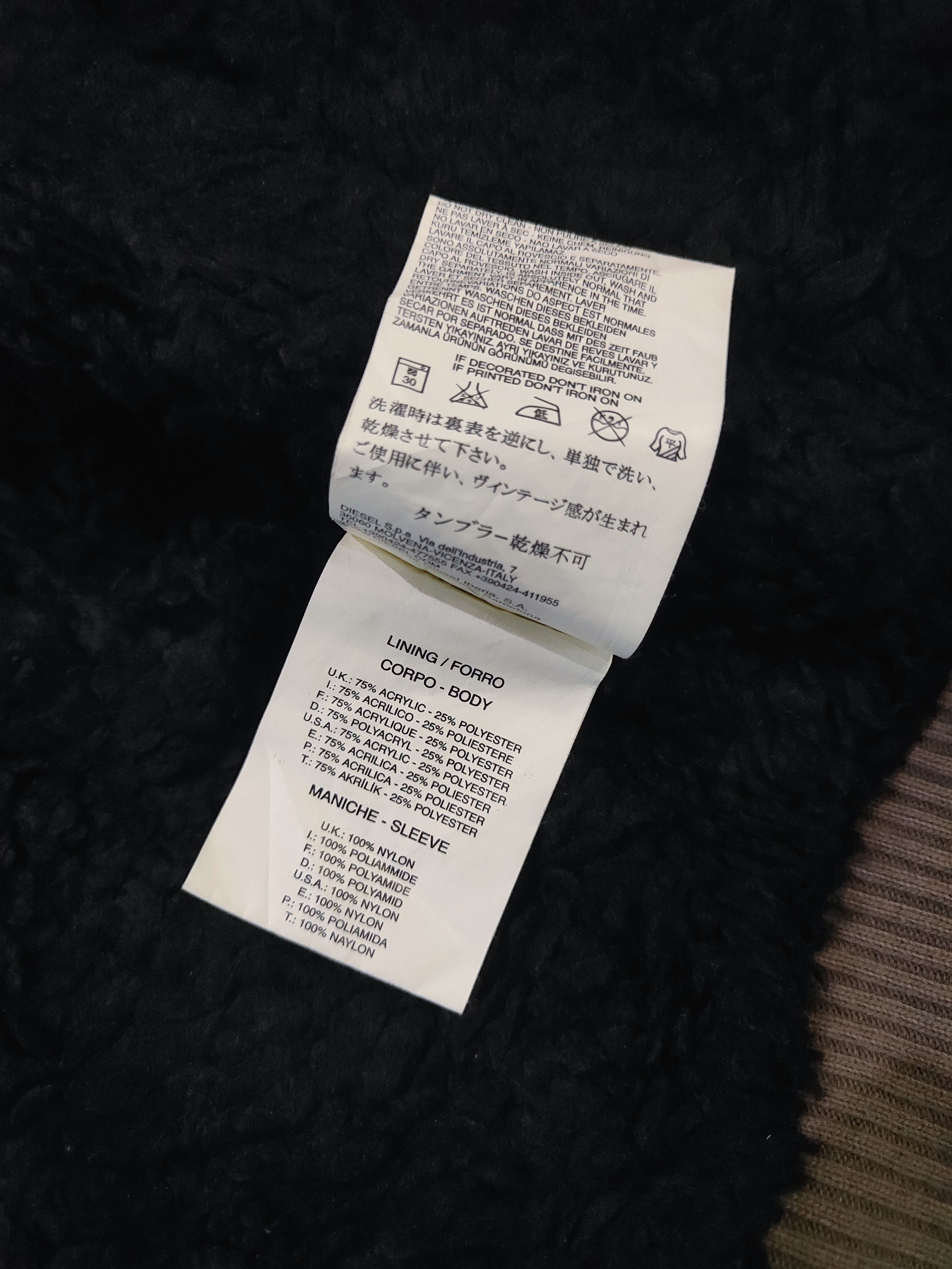 Diesel Vintage Diesel inner sheep leather sherpa hoodie Size US M / EU 48-50 / 2 - 13 Thumbnail