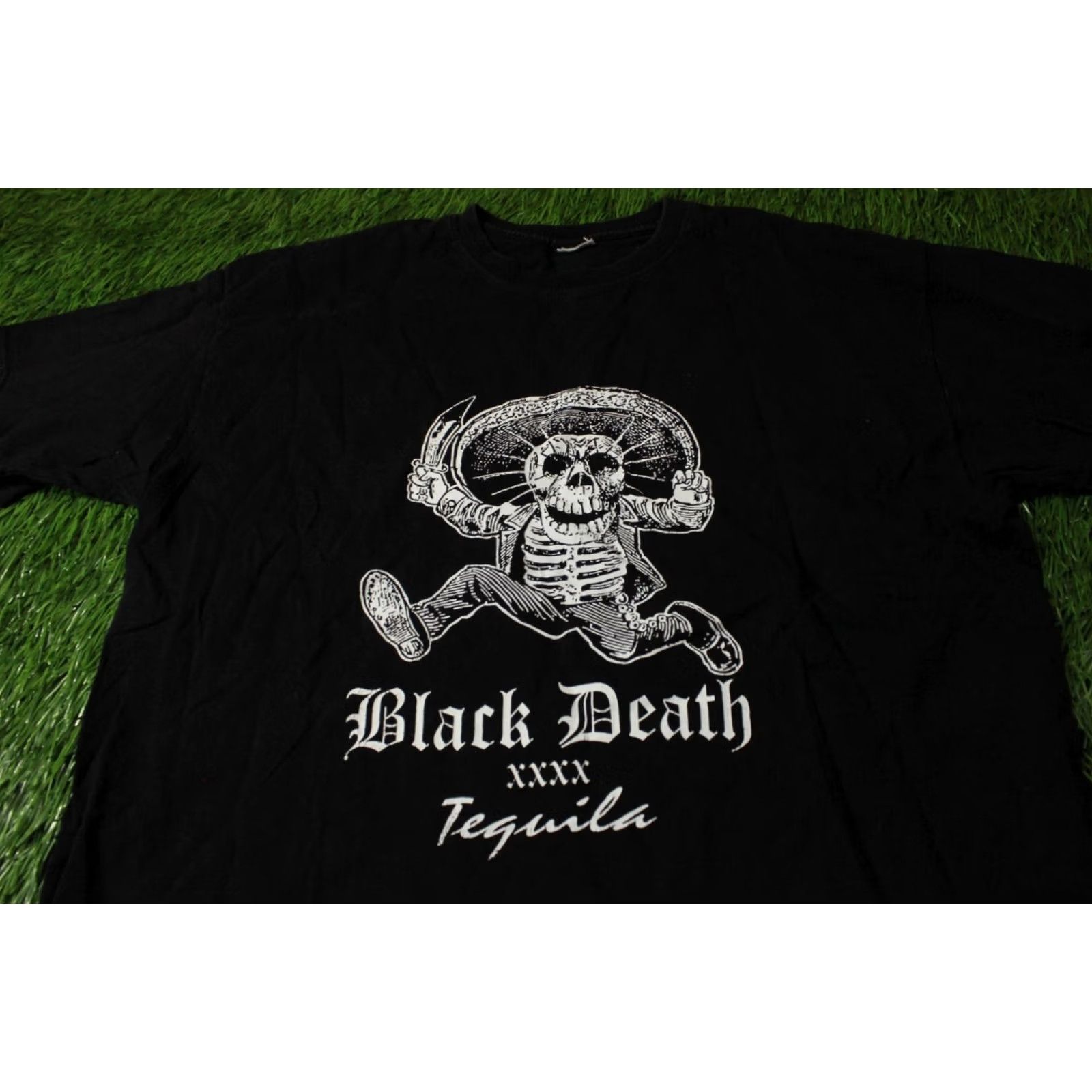 Vintage AC/DC Black Death Men Shirt XL Cotton T-Shirt Hard Rock Vintage? No Size US XL / EU 56 / 4 - 3 Thumbnail