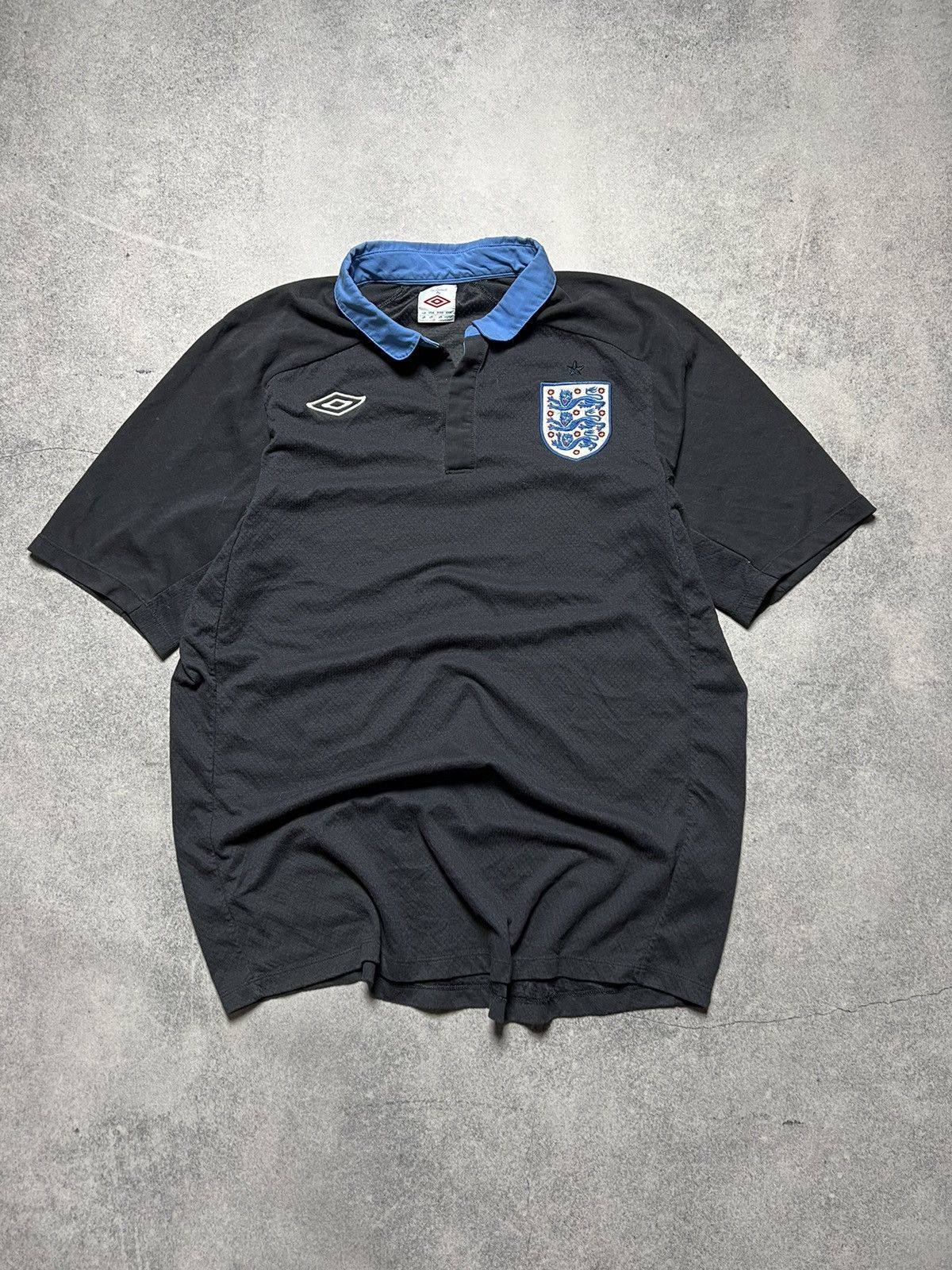 Umbro Vintage England Football Blockcore Style Soccer Y2K Jersey Size US L / EU 52-54 / 3 - 1 Thumbnail