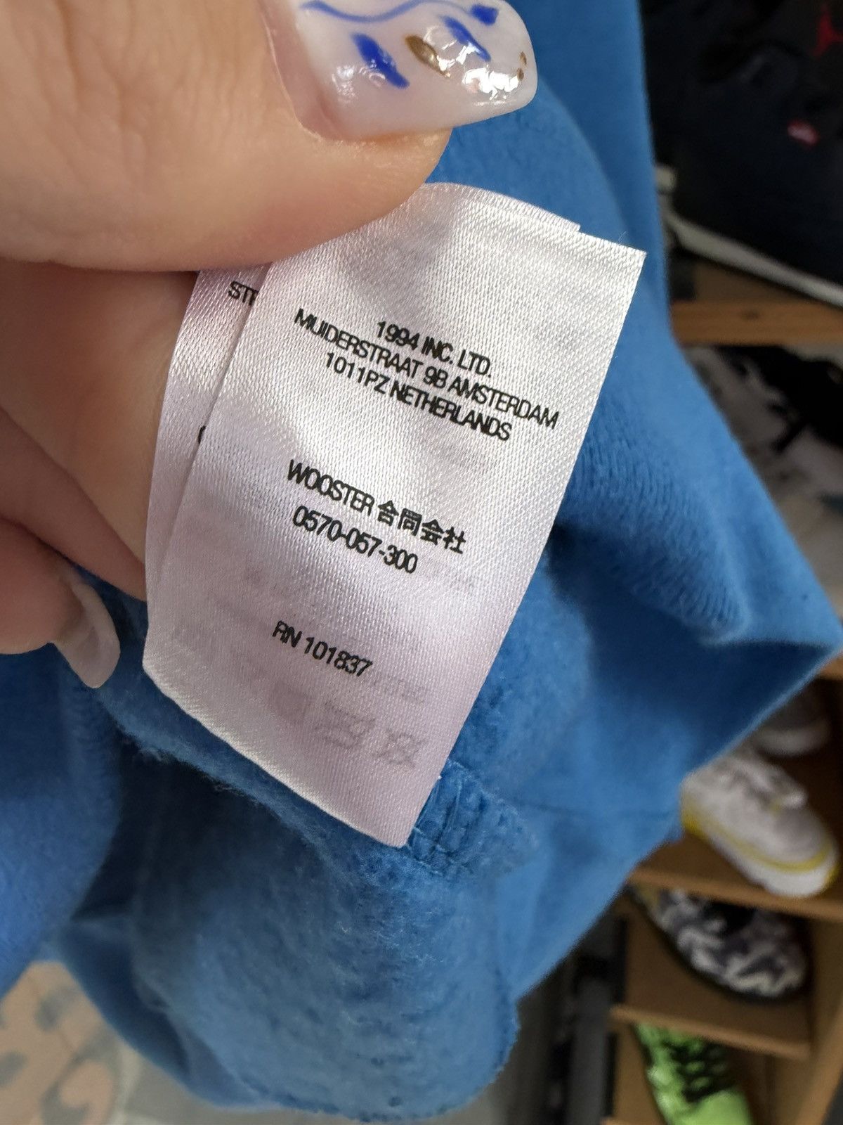Supreme Supreme Bogo Crew Neck ‘Cyan’ Size US S / EU 44-46 / 1 - 7 Thumbnail