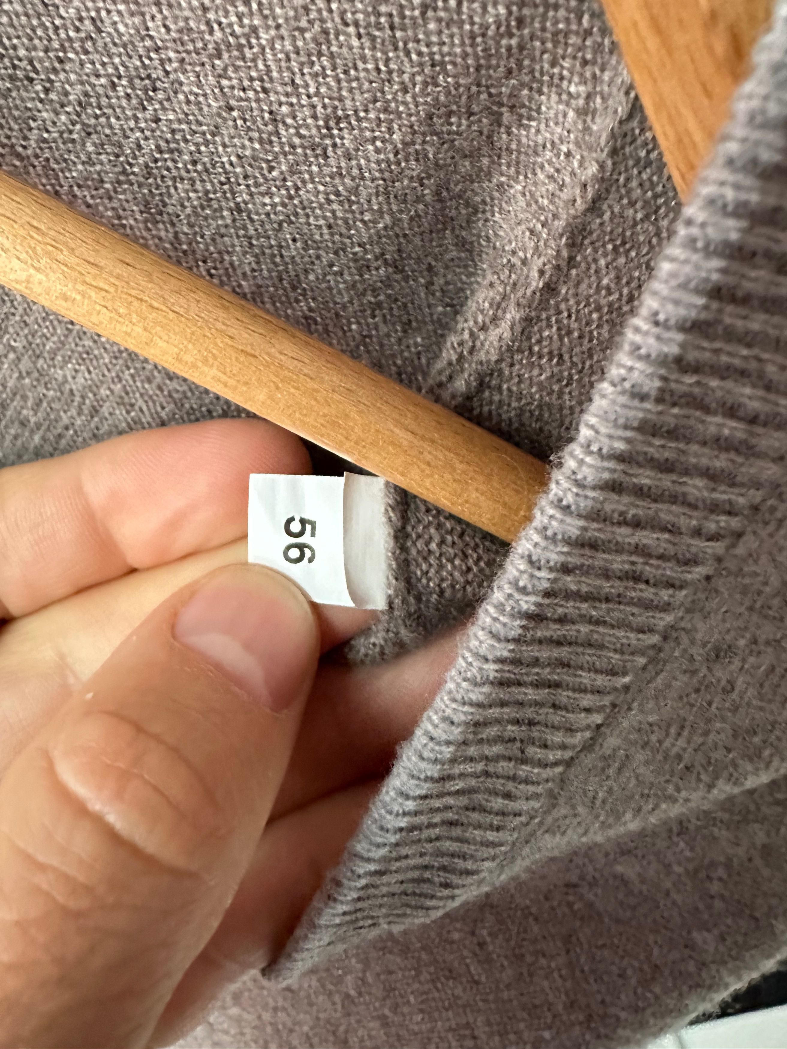 Gran Sasso Gran Sasso Wool Cashmere jumper sweater v neck Size US XL / EU 56 / 4 - 8 Thumbnail