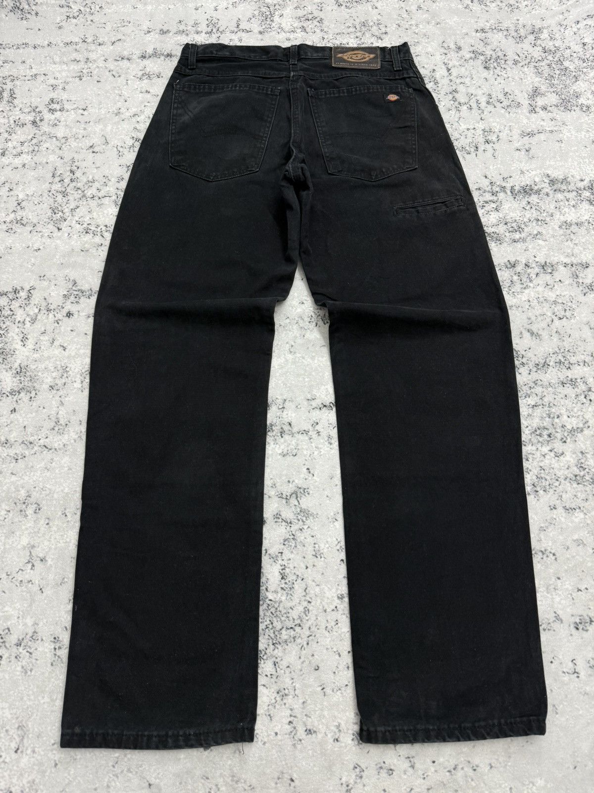 Dickies Y2K Dickies Faded Black Double Knee Distressed Workwear Size US 30 / EU 46 - 2 Thumbnail