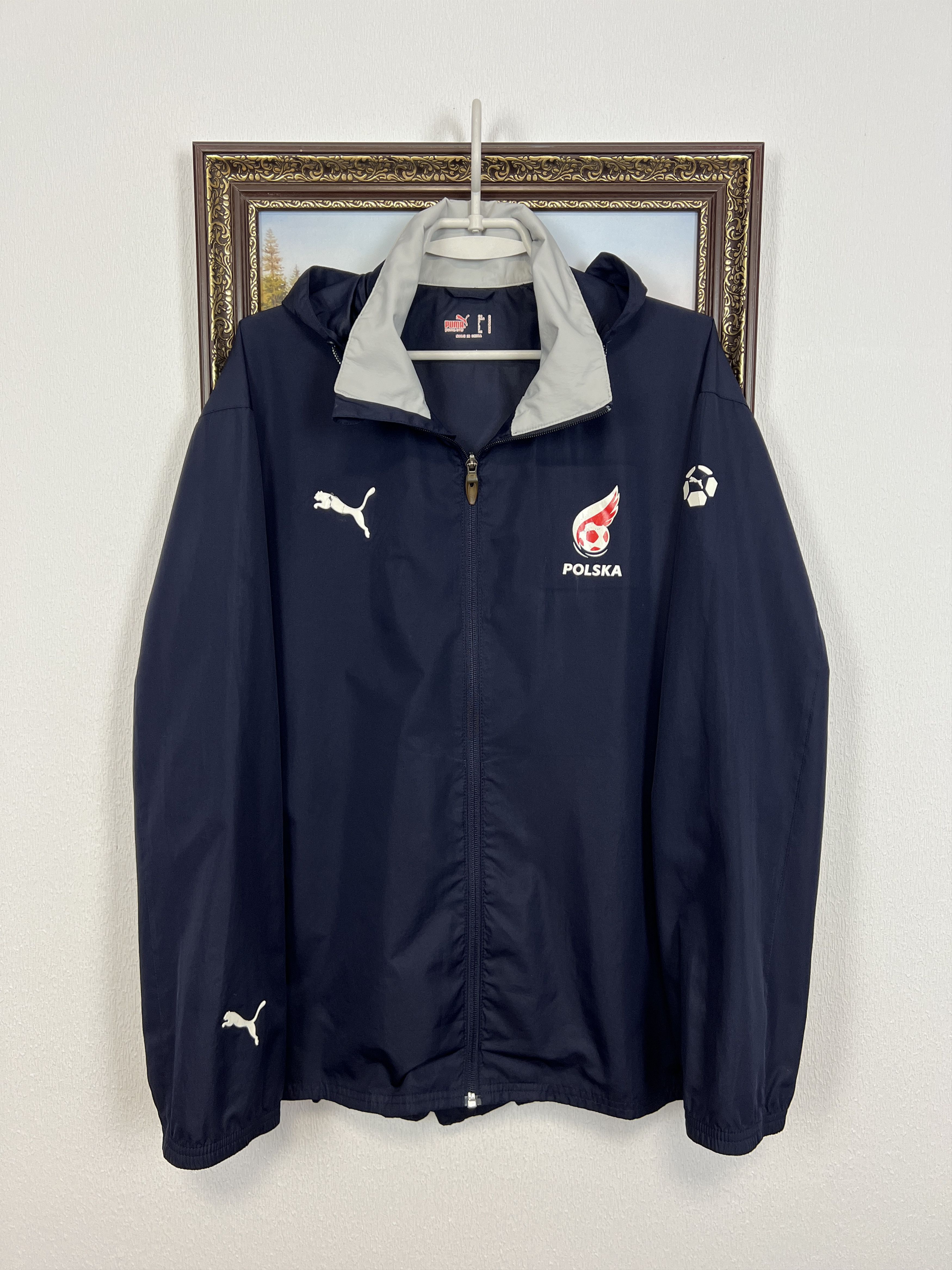 Puma Vintage Puma Poland Football Jacket Soccer Track Top Size US M / EU 48-50 / 2 - 1 Thumbnail