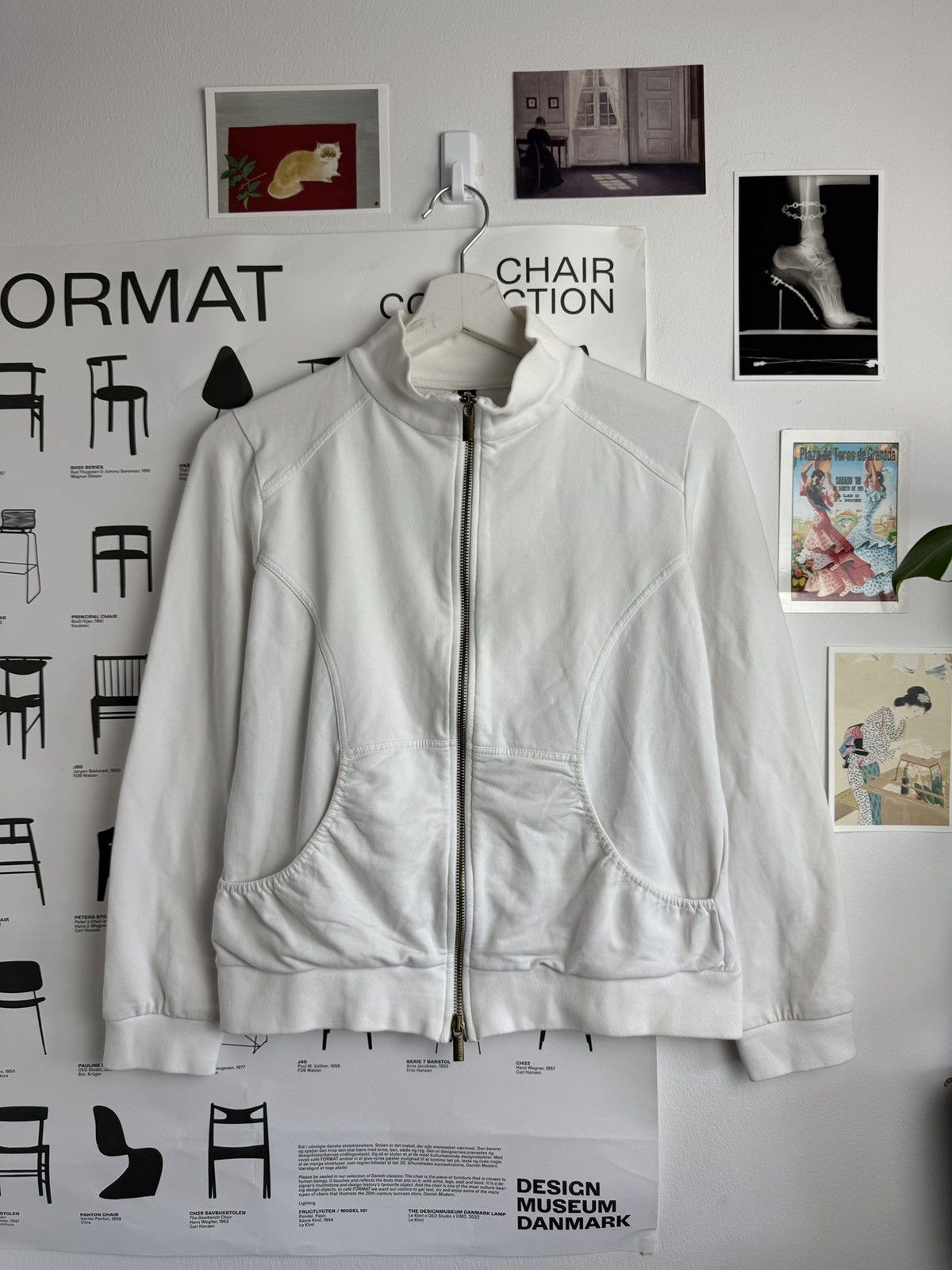 Jean Paul Gaultier Jean Paul Gaultier flower logo zip sweatshirt S archive rare Size S / US 4 / IT 40 - 2 Thumbnail