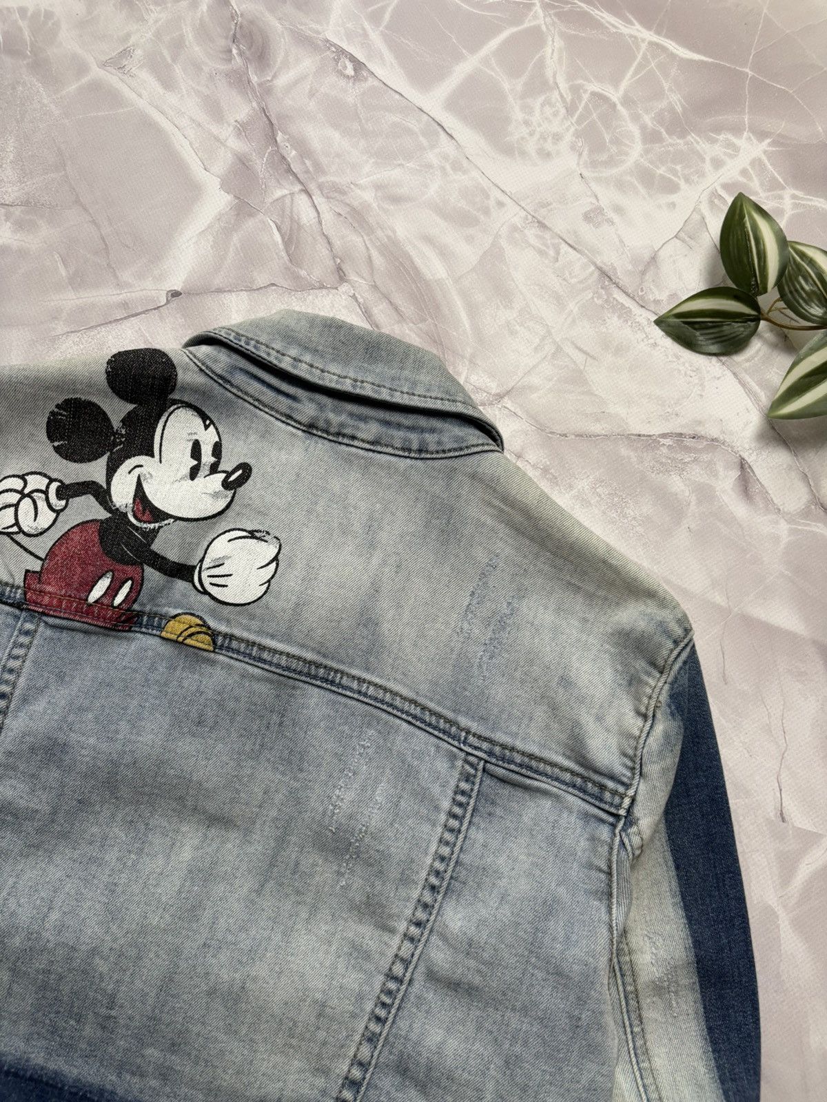 Desigual DESIGUAL DISNEY MICKEY MOUSE Denim Jacket Distressed Size M / US 6-8 / IT 42-44 - 16 Thumbnail