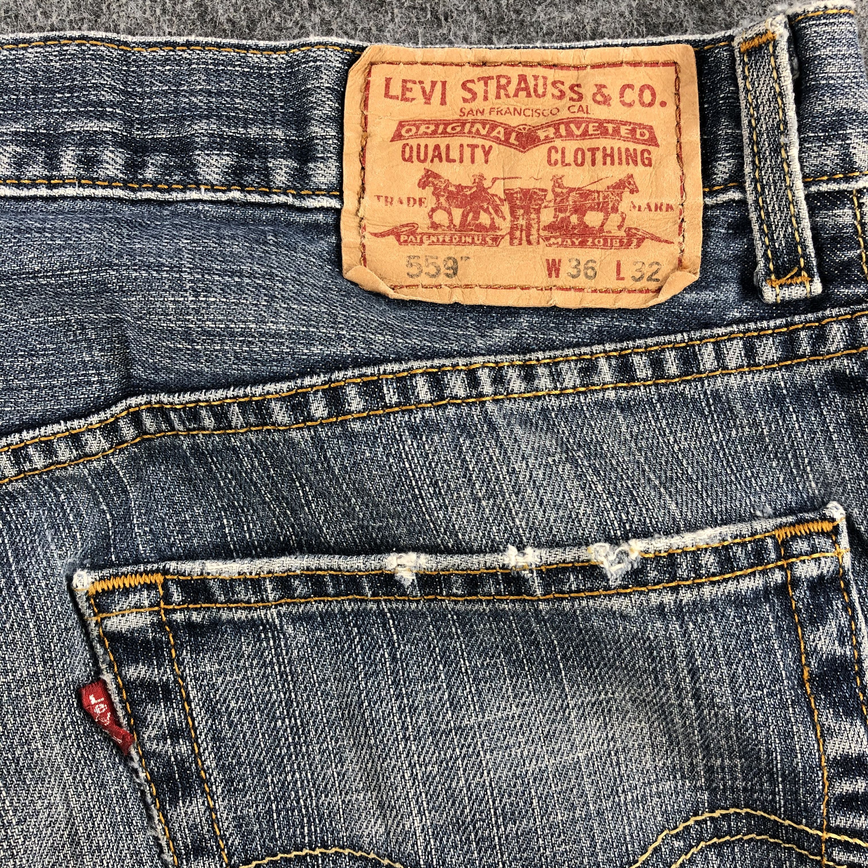 Levi's Vintage Levis 559 Earth Tone Jeans-J1595 Size US 38 / EU 54 - 8 Thumbnail