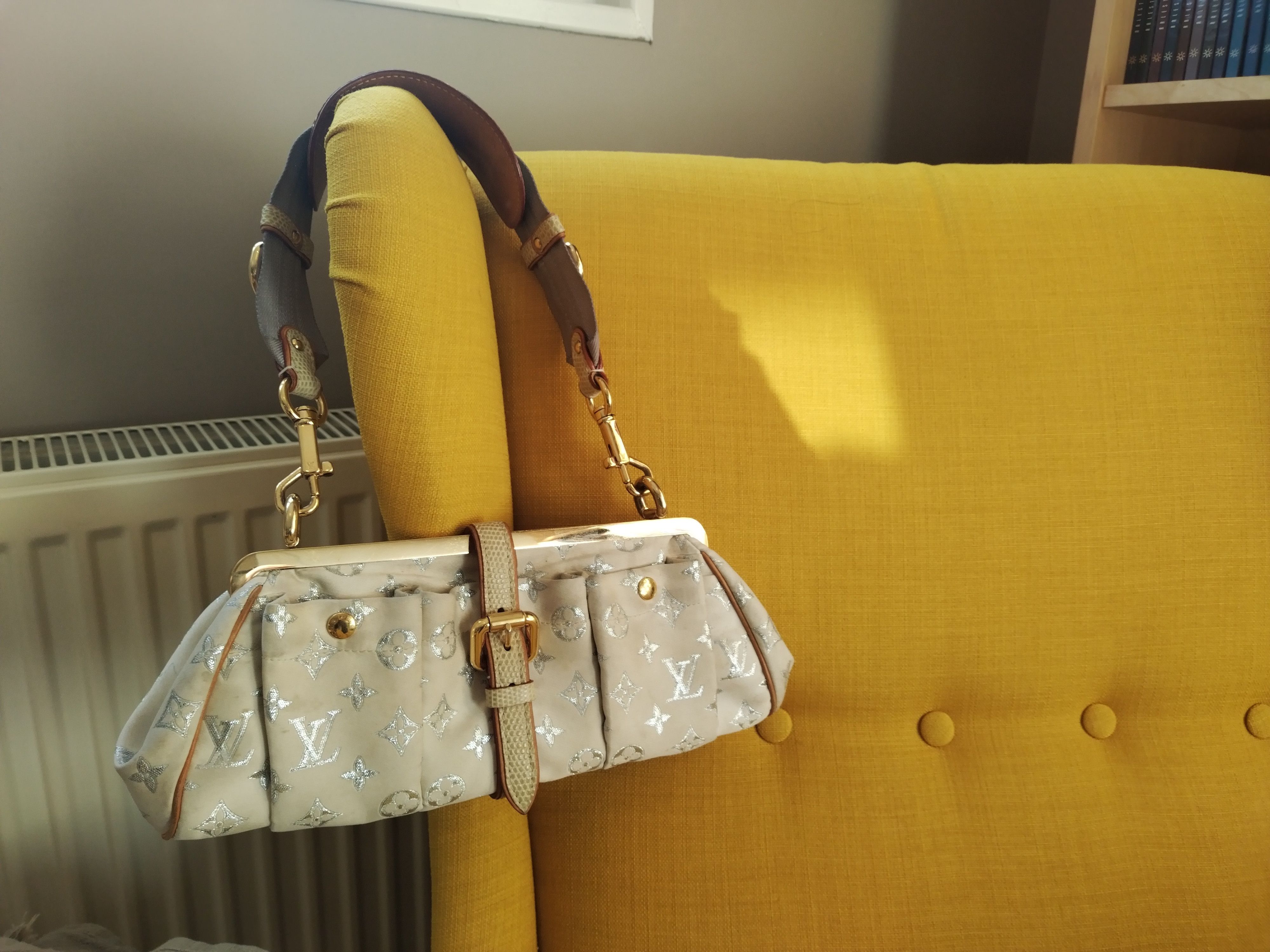 Louis Vuitton Louis vuitton rare / satin and lizard Size ONE SIZE - 2 Thumbnail