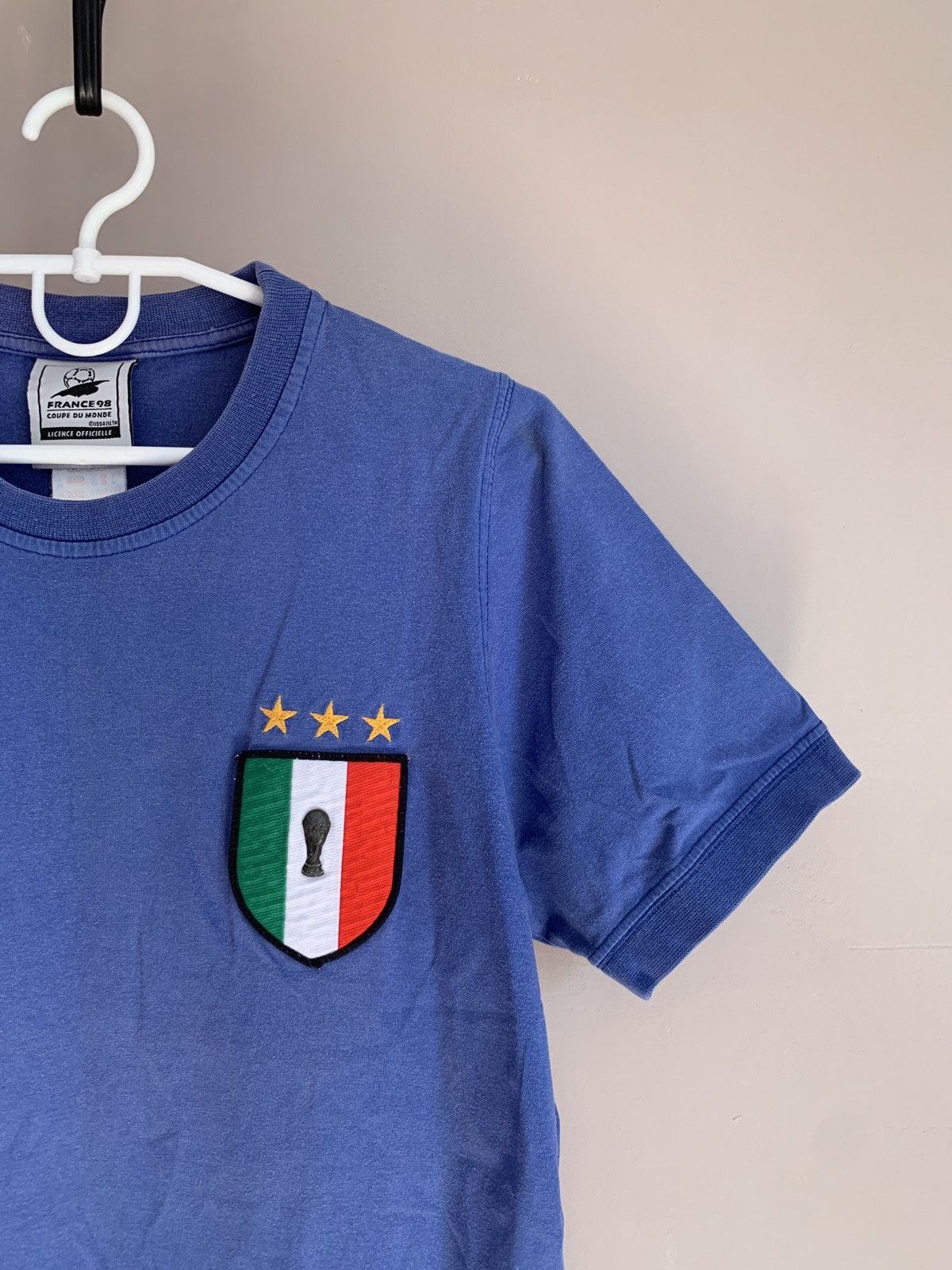 Adidas Italy 1998 World Cup Football Shirt Adidas Retro Soccer Sz S Size US S / EU 44-46 / 1 - 4 Thumbnail