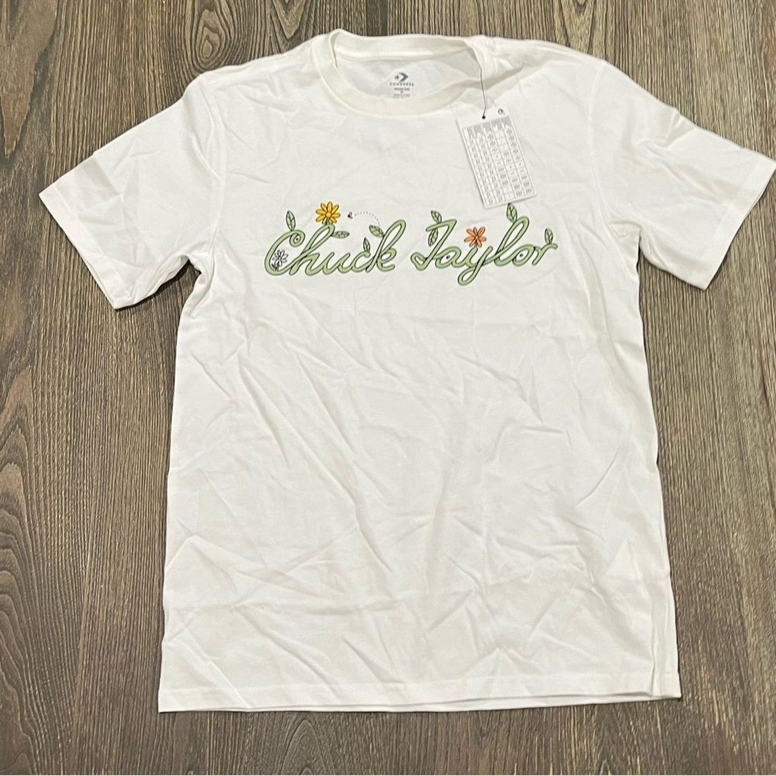 Converse NWT Converse Standard Fit Script Star Seasonal Tee White XS Size XS / US 0-2 / IT 36-38 - 1 Thumbnail