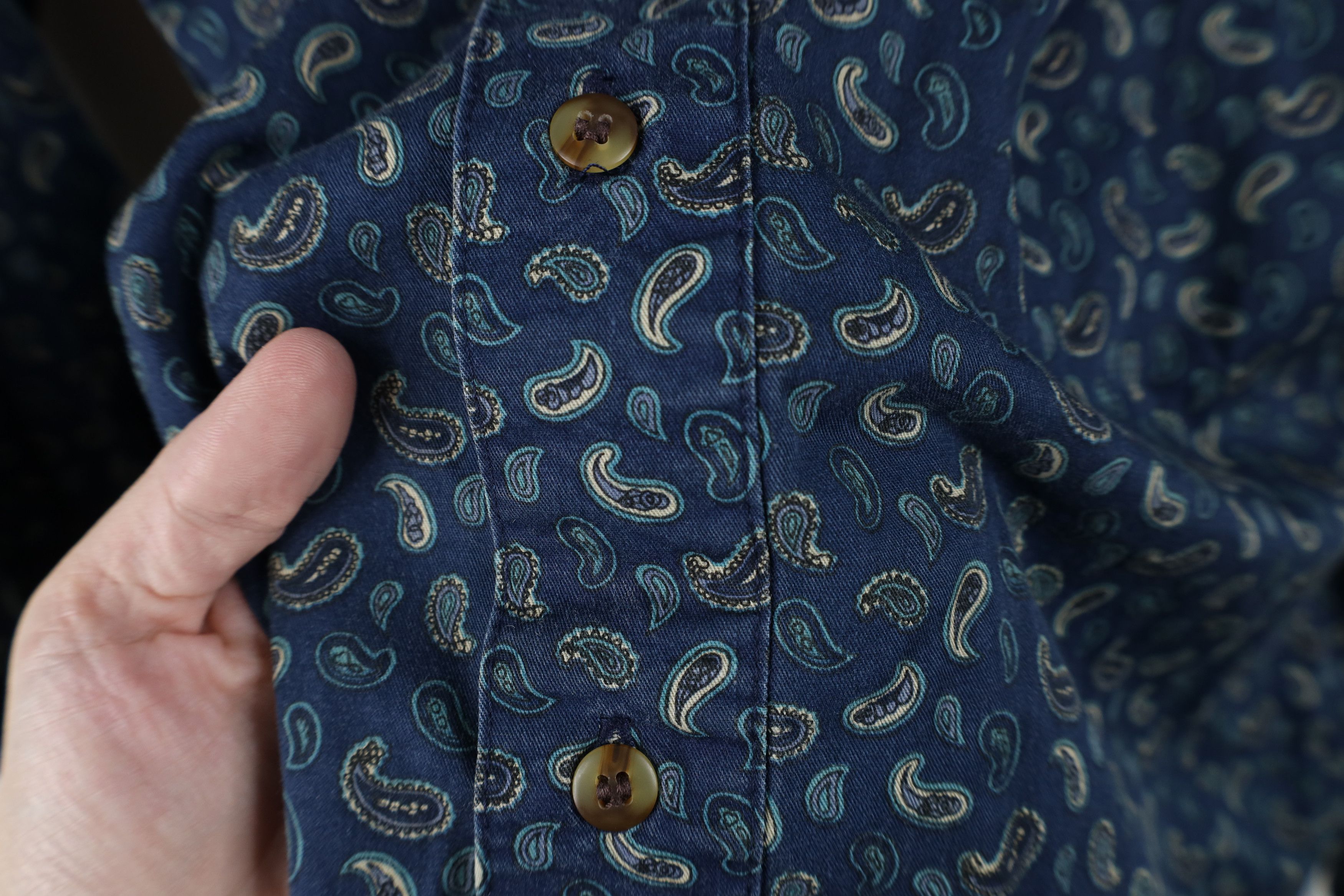 Vintage Vintage 90s Streetwear Collared Button Down Shirt Cotton Size US L / EU 52-54 / 3 - 6 Thumbnail