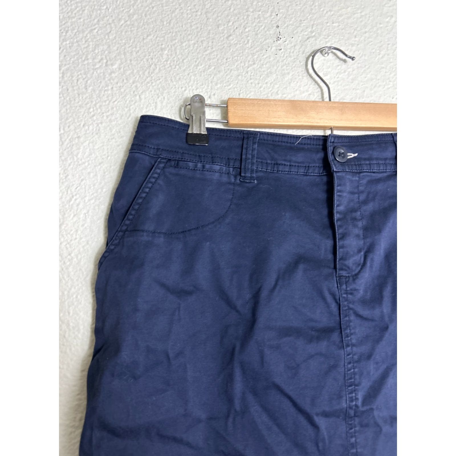 Vintage Woolrich Skirt Womens 8 Navy Blue Cotton Knee Length A-Line 32x19 Womens Mens? Size 30" / US 8 / IT 44 - 2 Thumbnail