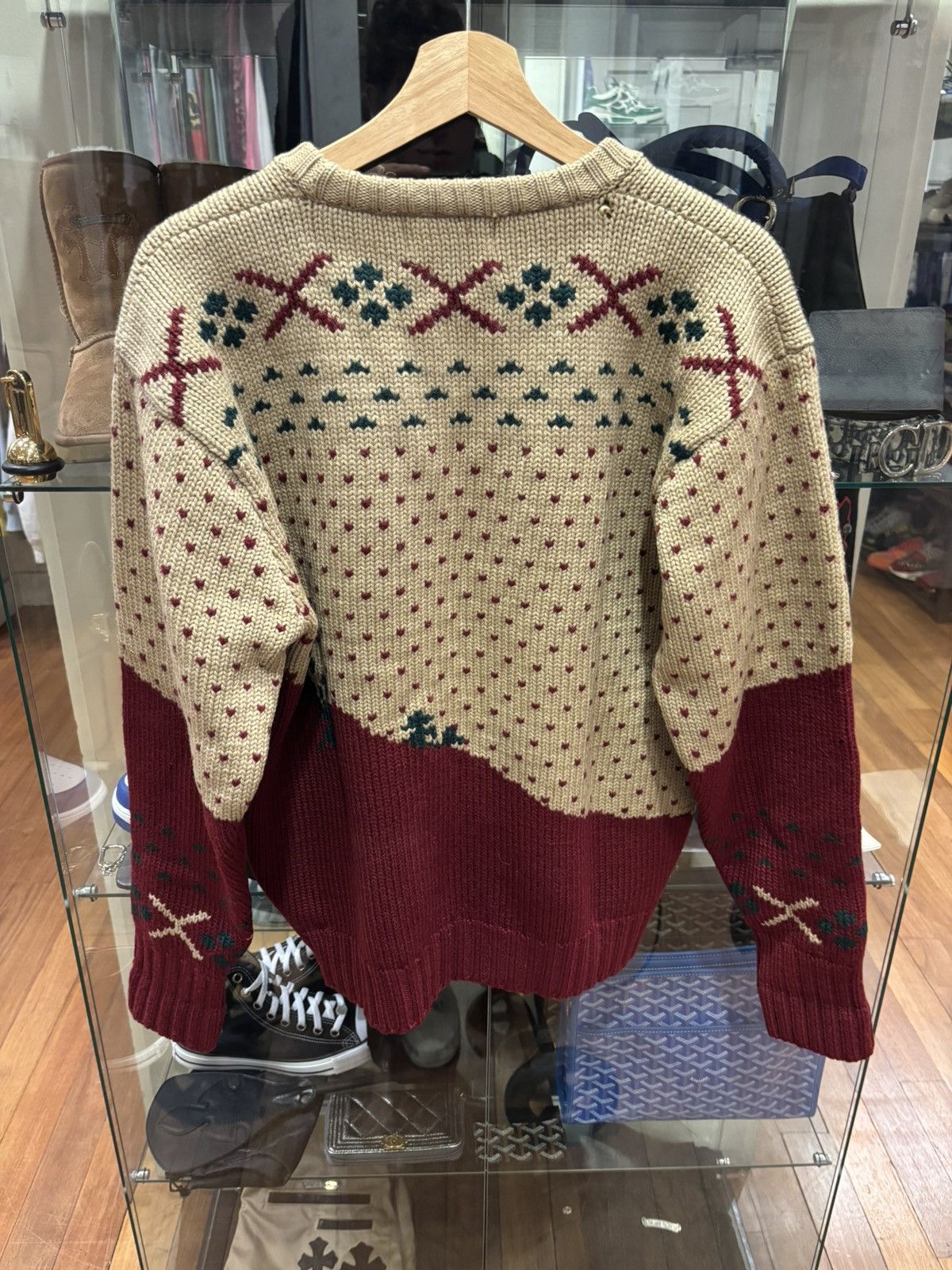 Polo Ralph Lauren Polo Ralph Lauren Vintage Ski Knit Sweater Size US L / EU 52-54 / 3 - 2 Thumbnail