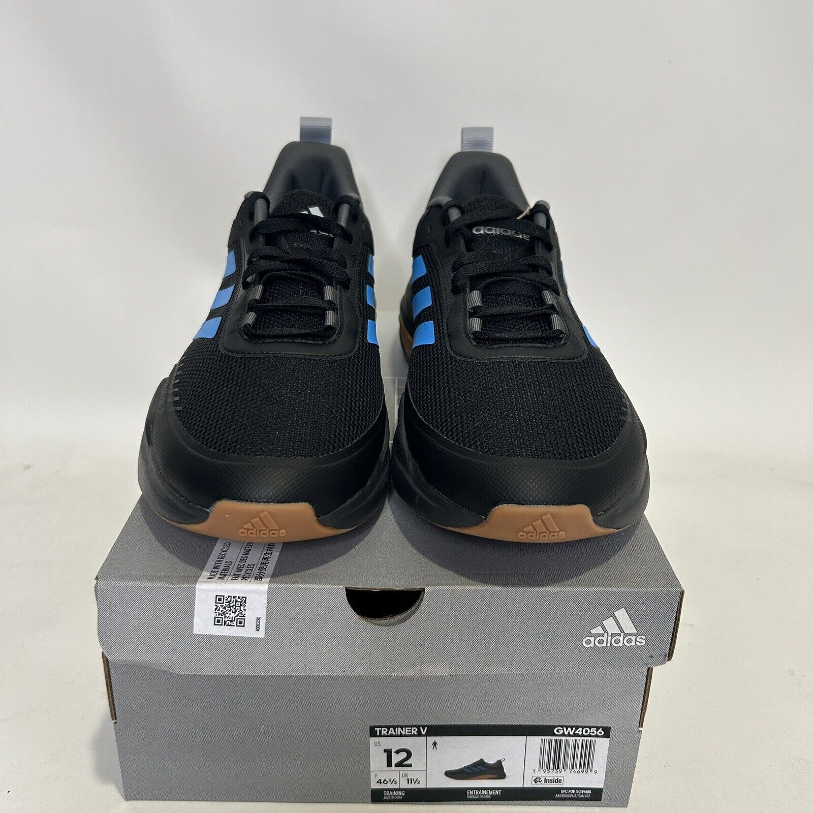 Adidas Adidas Trainer V “Blue Black” 2024 Size US 12 / EU 45 - 2 Thumbnail