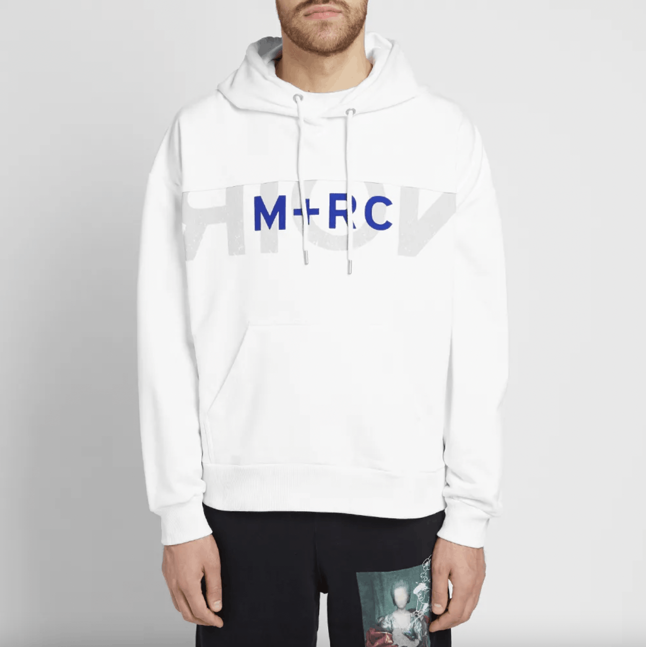 M+Rc Noir 💚 M+RC Noir Big Logo Hoodie White Large NEW Size US L / EU 52-54 / 3 - 2 Thumbnail