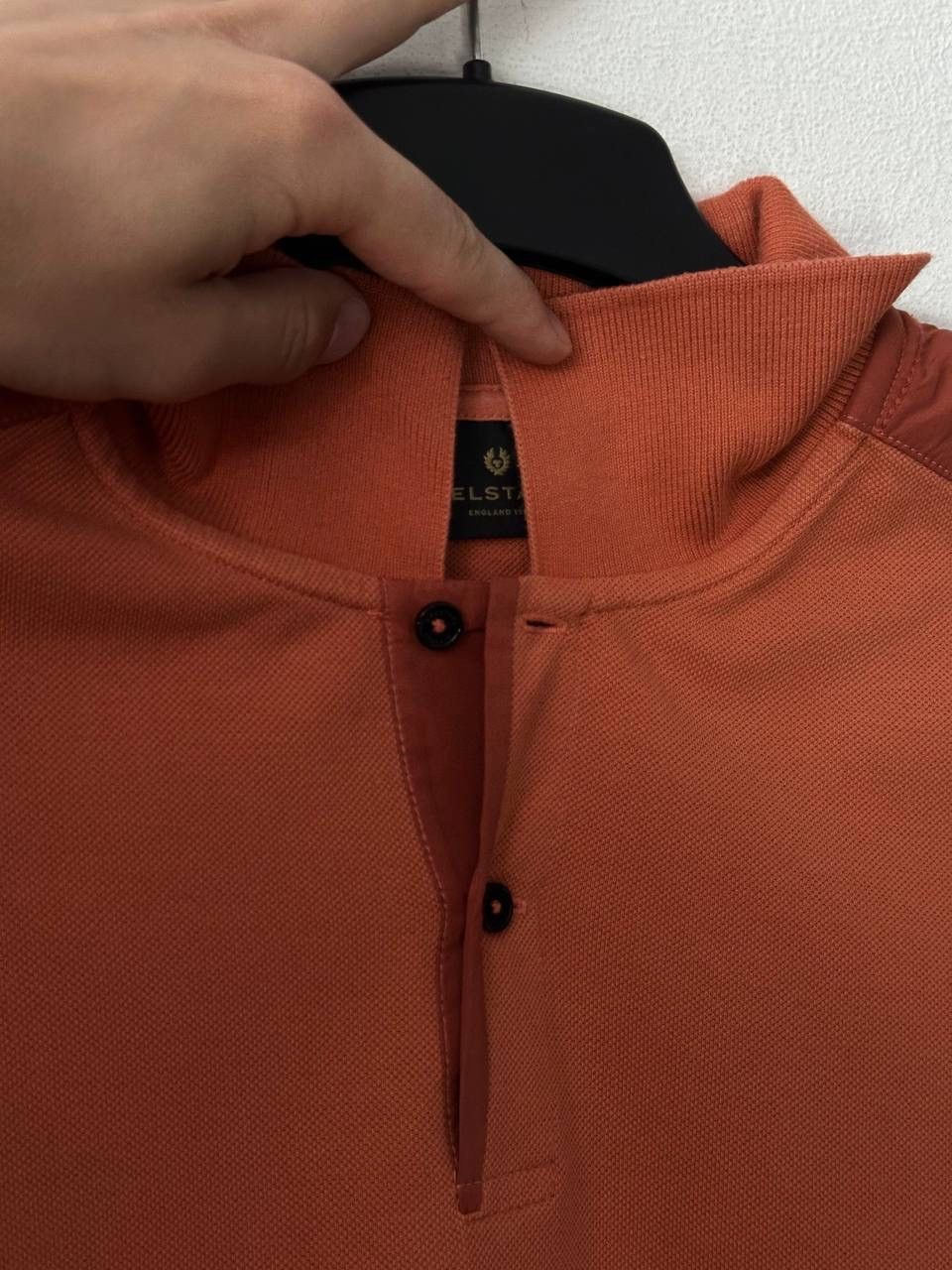 Belstaff Belstaff Polo Button Shirt Orange Mens Size M Size US M / EU 48-50 / 2 - 7 Thumbnail