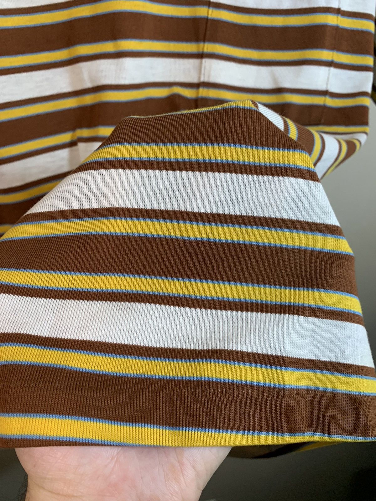 Vintage *RARE* Vintage 1950’s Striped Single Stitch Pocket T-Shirt M Size US M / EU 48-50 / 2 - 5 Thumbnail