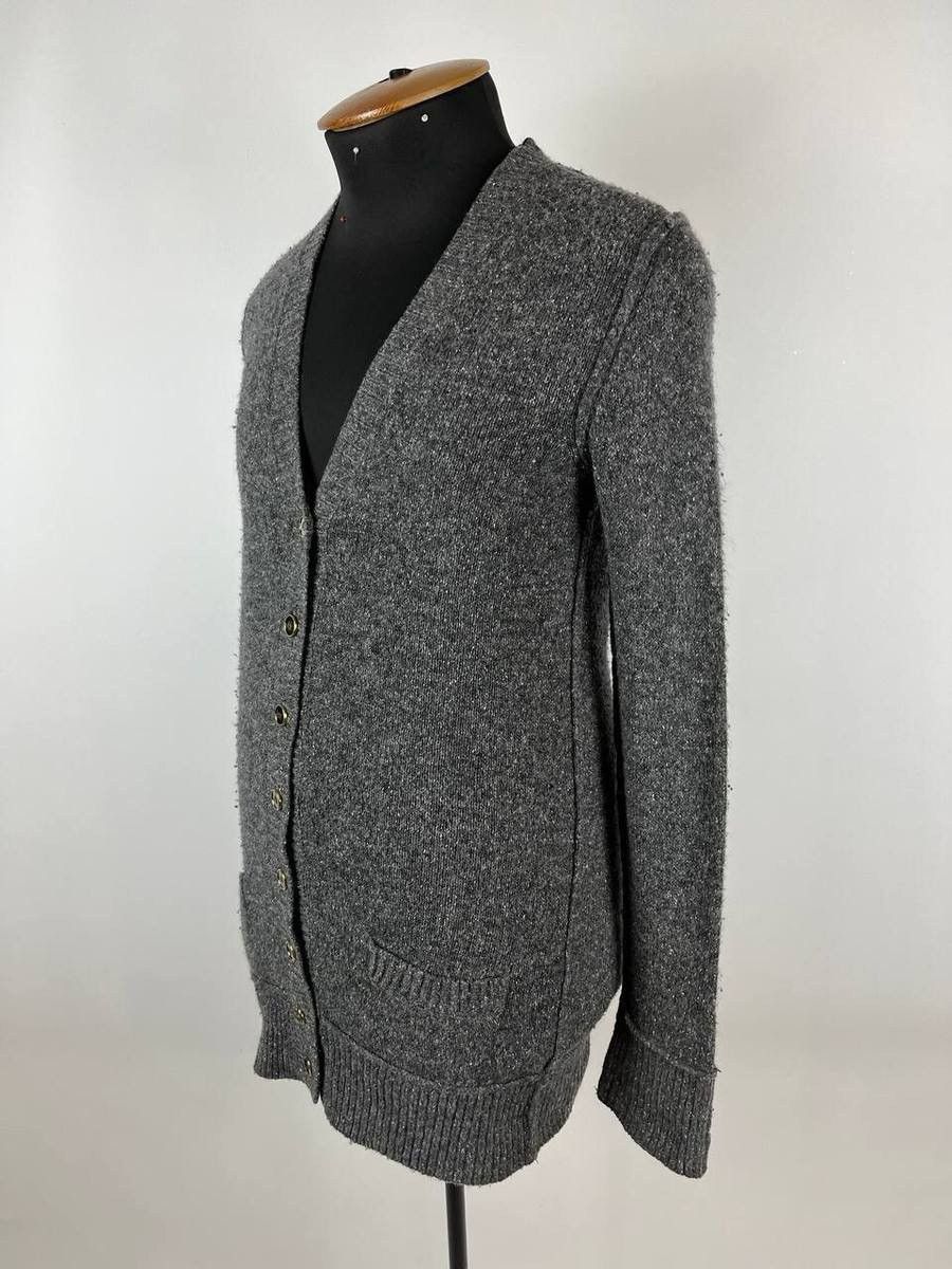 Dolce & Gabbana Dolce & Gabbana Wool Blend Grey Cardigan Gold Button Size 38 Size XS / US 0-2 / IT 36-38 - 2 Thumbnail