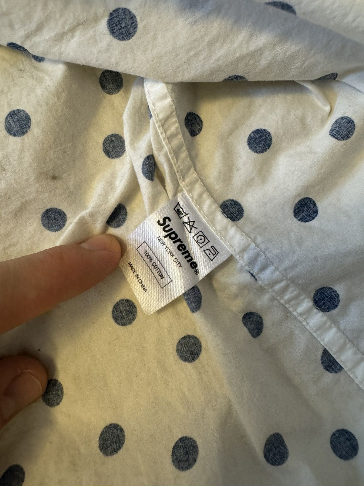 Supreme Supreme polkadot shirt Size US M / EU 48-50 / 2 - 4 Thumbnail