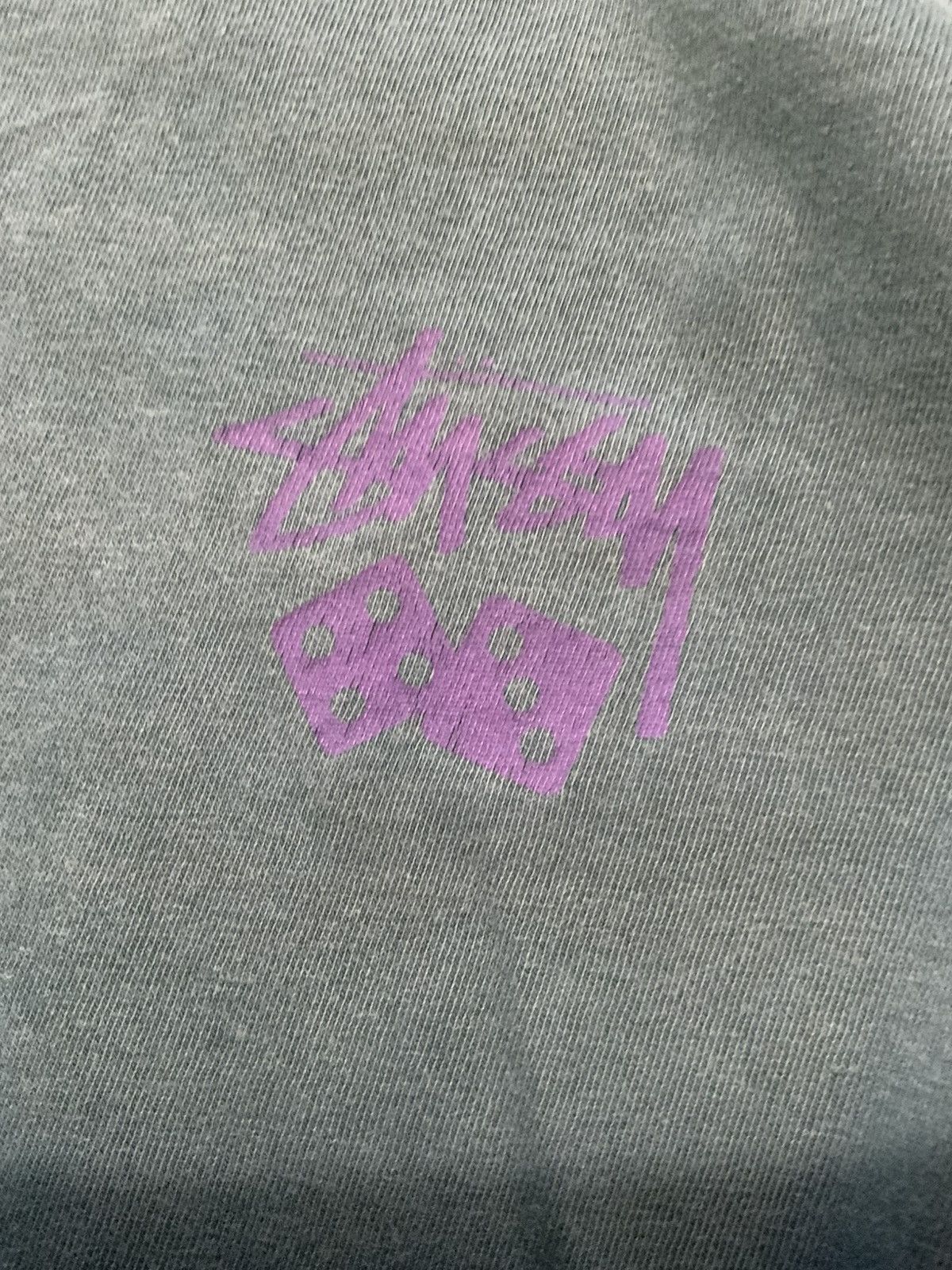Stussy Stussy Pigment Dyed Blue Dice Skateboarding Graphic T-Shirt Size US S / EU 44-46 / 1 - 6 Thumbnail