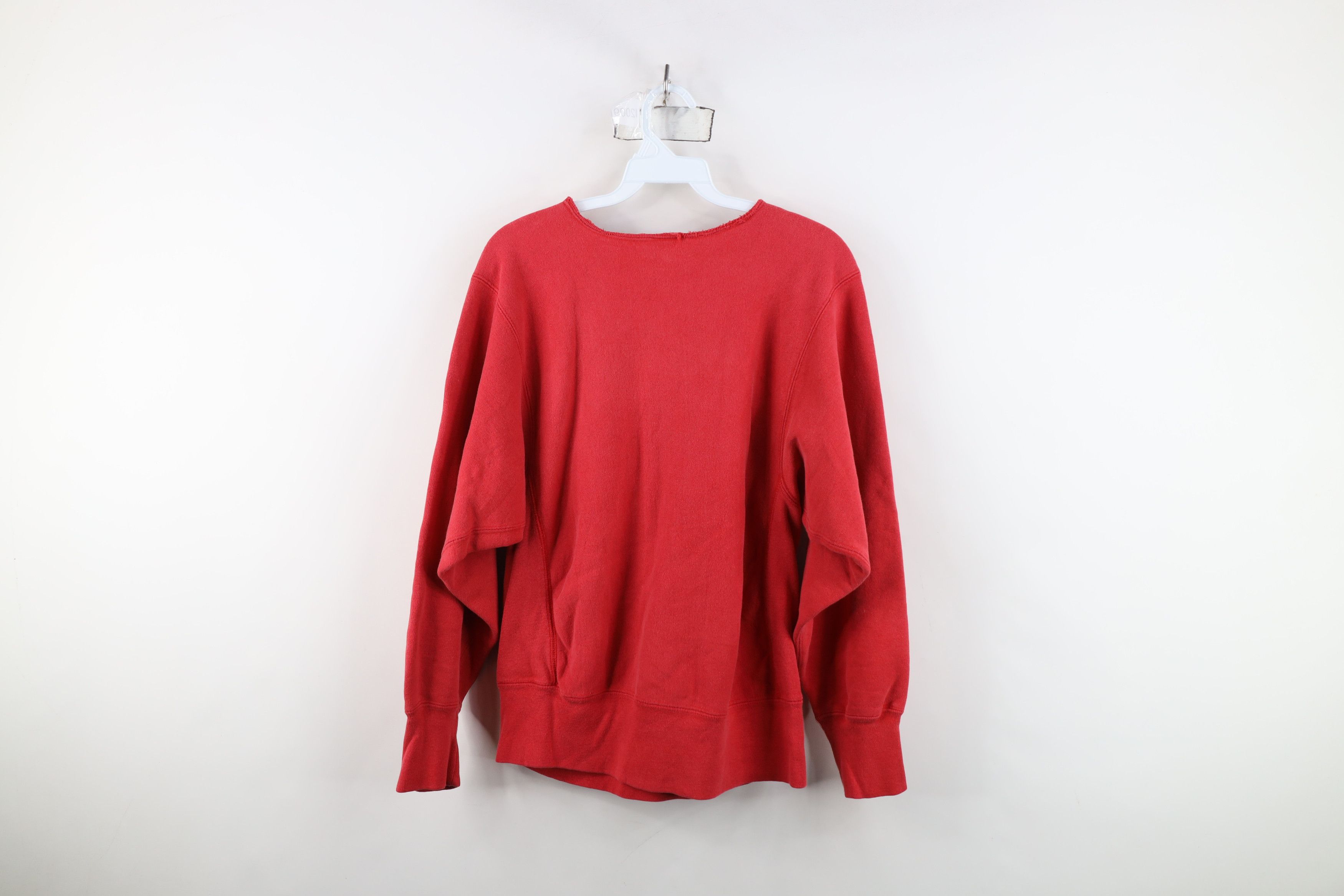 Vintage 80s Champion Reverse Weave Sweatshirt Red USA