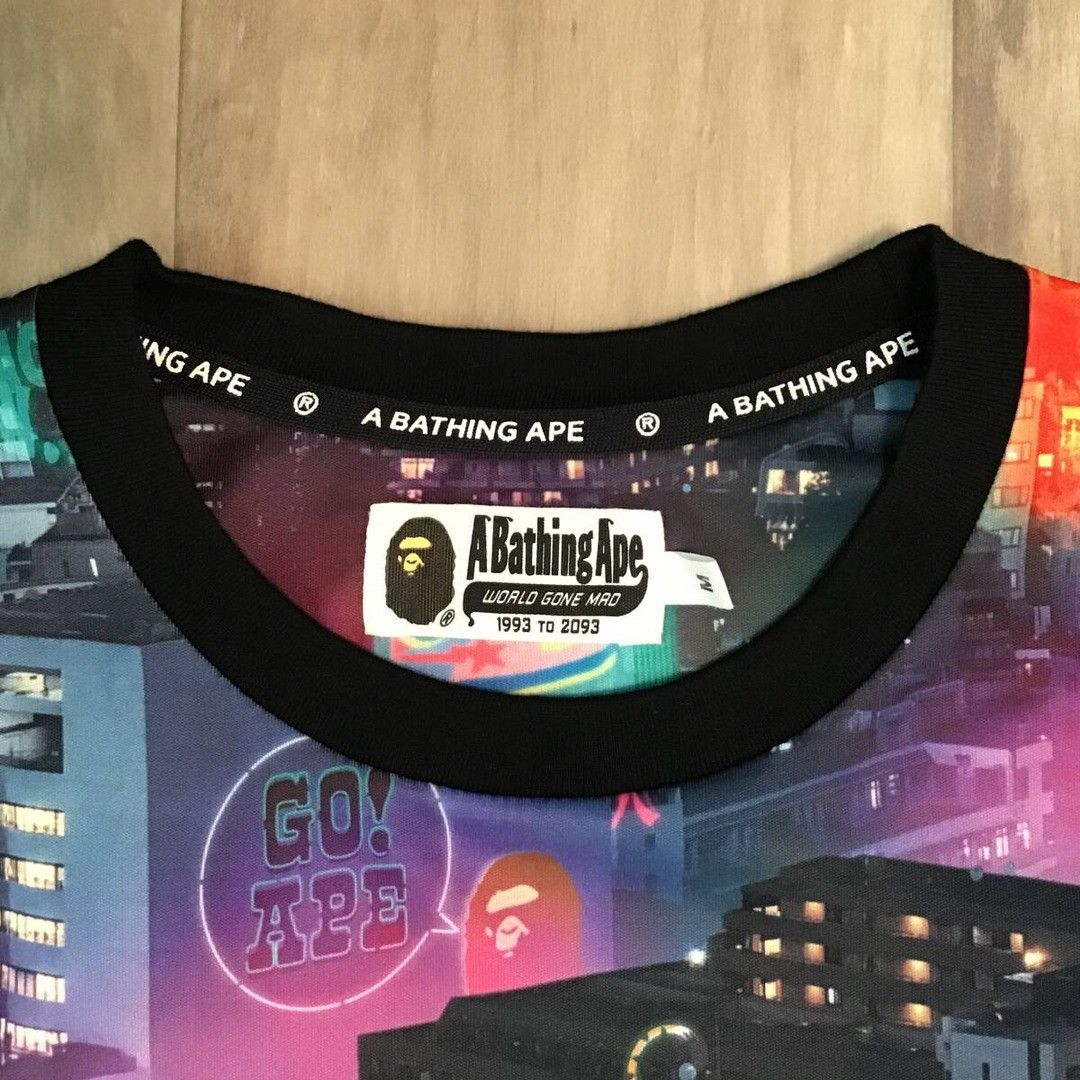 Bape BAPE NEON TOKYO T-shirt a bathing ape shark teriyaki alien Size US M / EU 48-50 / 2 - 6 Thumbnail