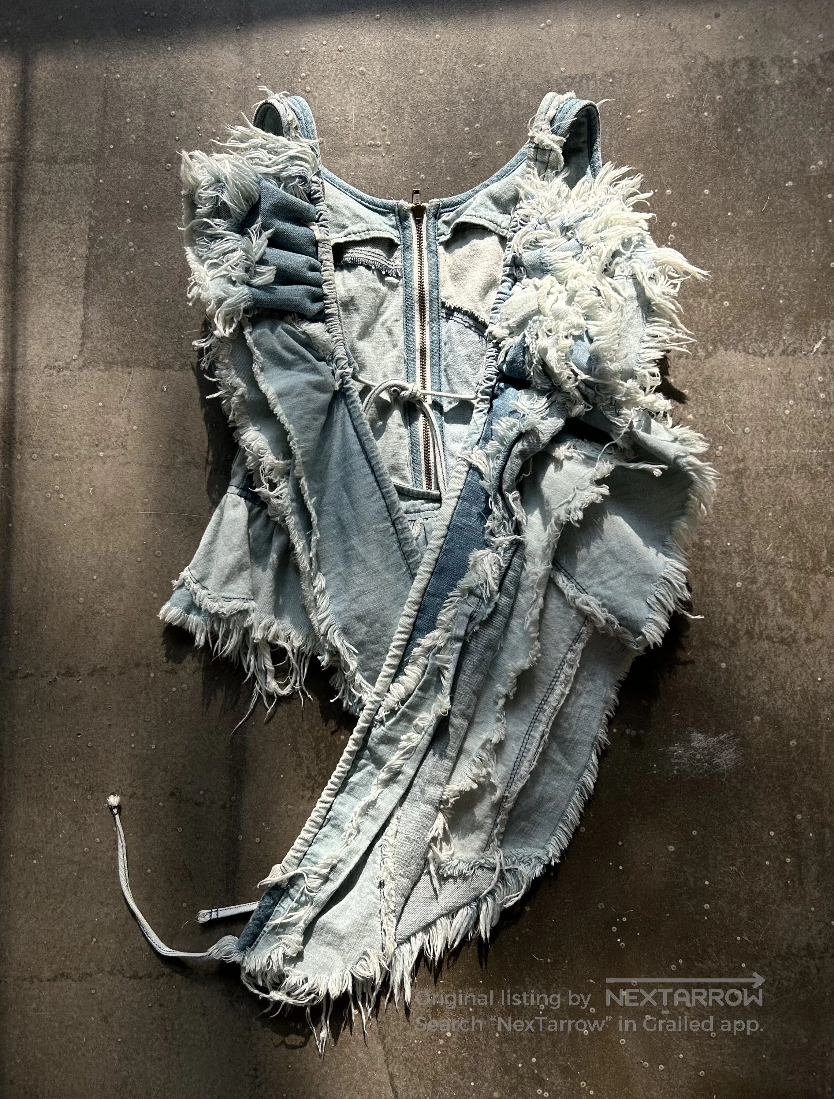 Nozomi Ishiguro Nozomi Ishiguro Distressed Denim Vest. Size US M / EU 48-50 / 2 - 2 Thumbnail
