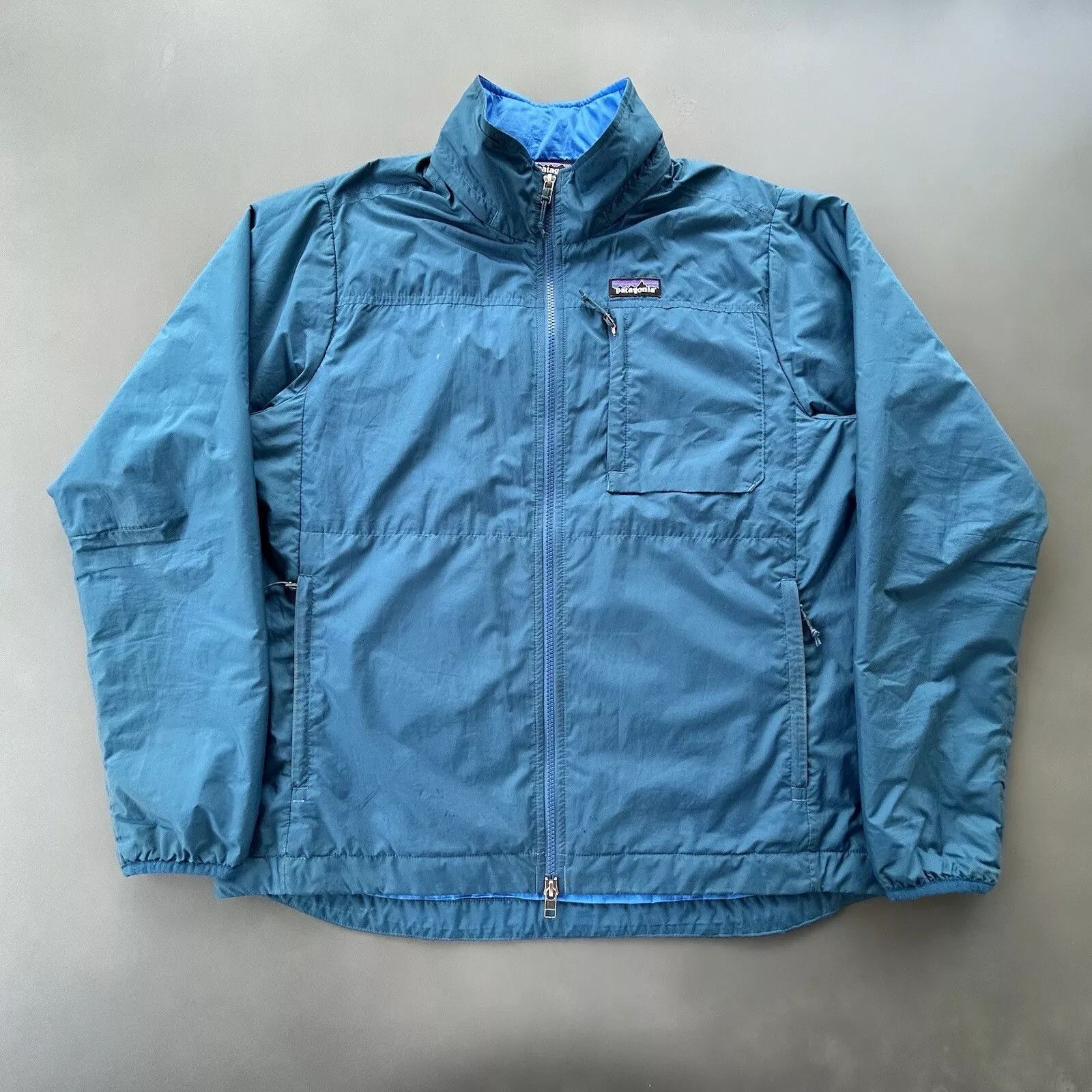 Patagonia PATAGONIA Men s Lightweight Crankset Jacket Blue Grailed