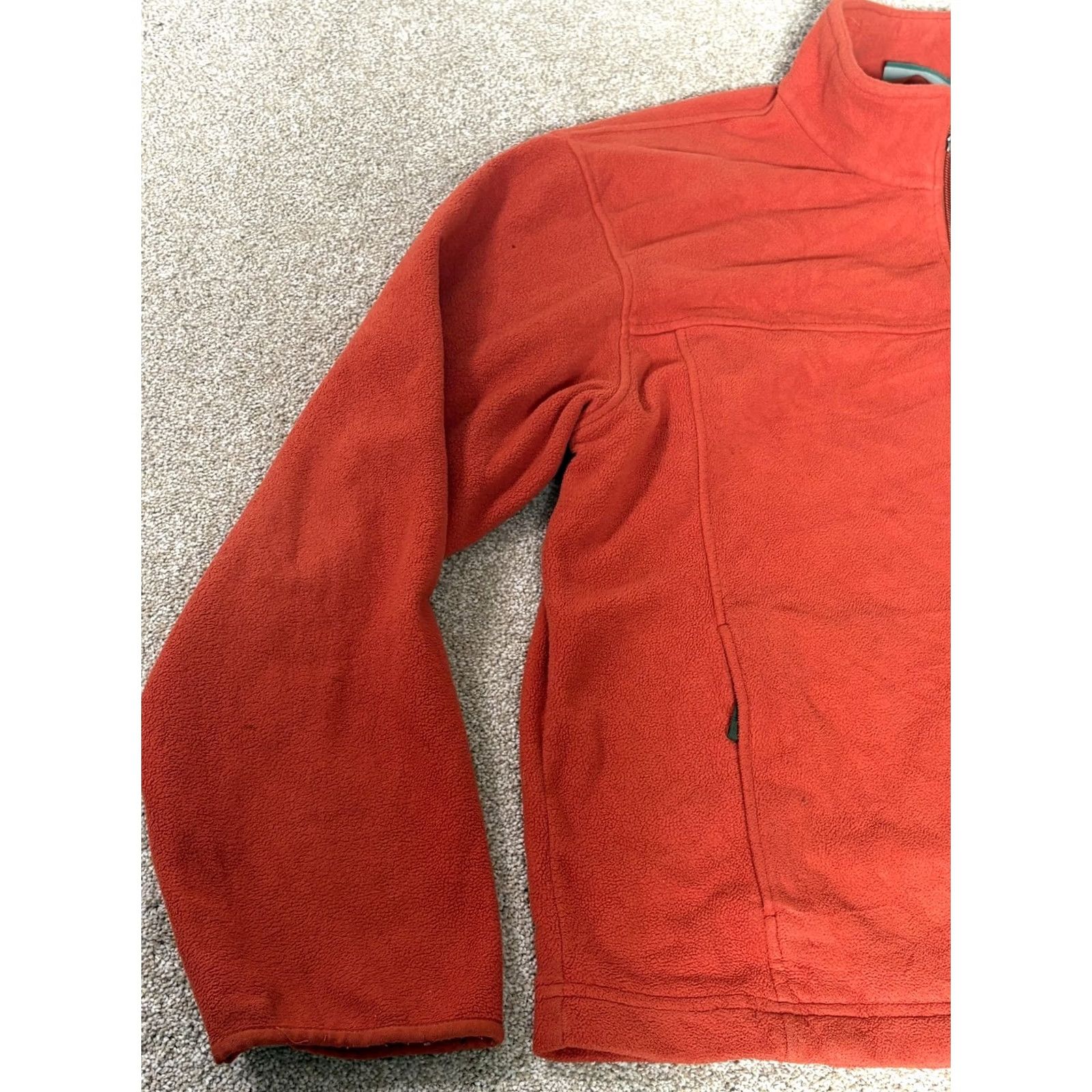 Vintage L.L. Bean Jacket Mens Large Red Full Zip Lightweight Fleece Windbreaker Pockets Outdoor Casual Travel Size US L / EU 52-54 / 3 - 2 Thumbnail