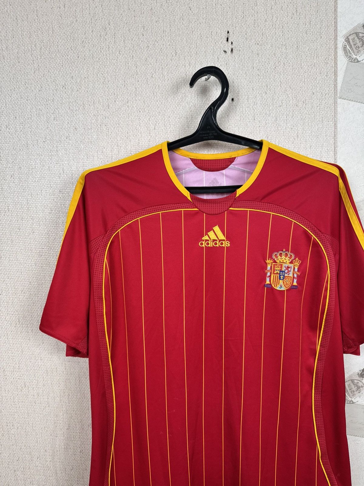 Adidas Adidas Spain 2006-2007 Home Jersey Men’s L Football Shirt Size US L / EU 52-54 / 3 - 7 Thumbnail