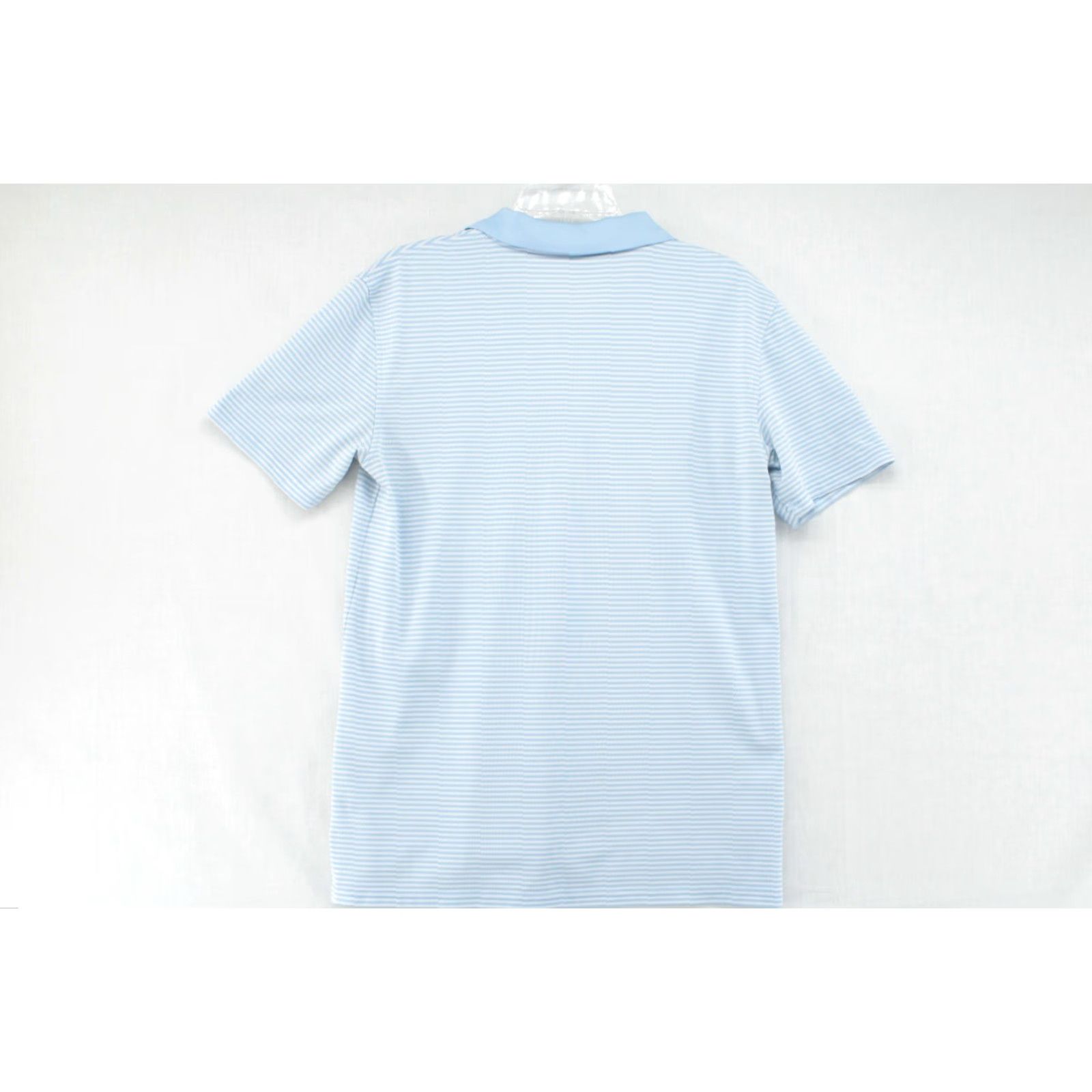 Southern Tide Southern Tide Shirt Size 6 Blue Striped Short Sleeve Polo Top Womens Size L / US 10 / IT 46 - 4 Thumbnail