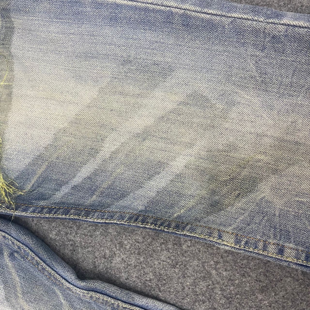 If Six Was Nine 💥Flare💥Vintage Foot Three Style Distressed Denim Size US 30 / EU 46 - 15 Thumbnail