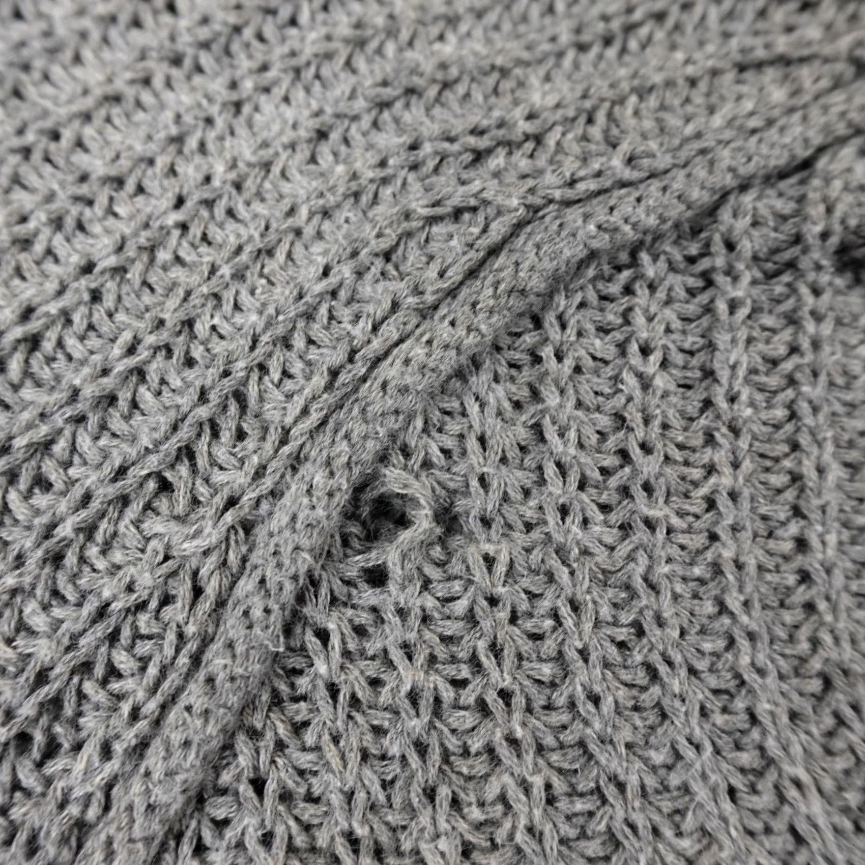 American Eagle Outfitters American Eagle Cardigan Womens S Gray Knit Button Sweater Cardigan Size S / US 4 / IT 40 - 3 Thumbnail
