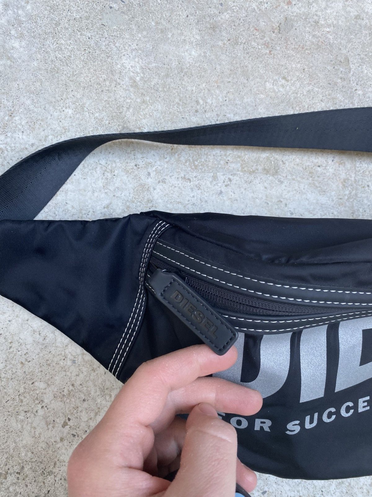 Diesel Diesel Black Logo Belt Bag Size ONE SIZE - 5 Thumbnail