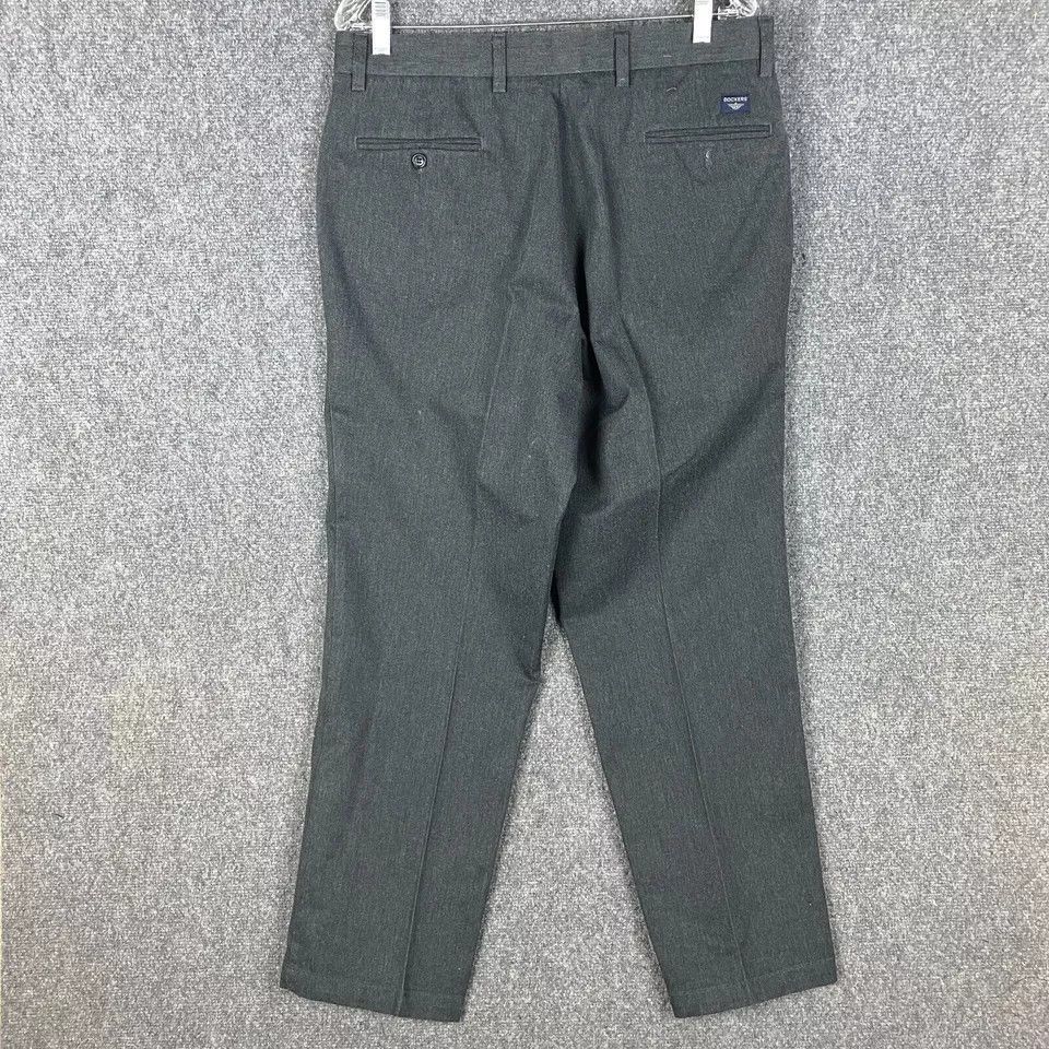 Dockers Dockers Chino Pants Men's 34x32 Individual Fit Cotton Gray Size US 34 / EU 50 - 5 Thumbnail