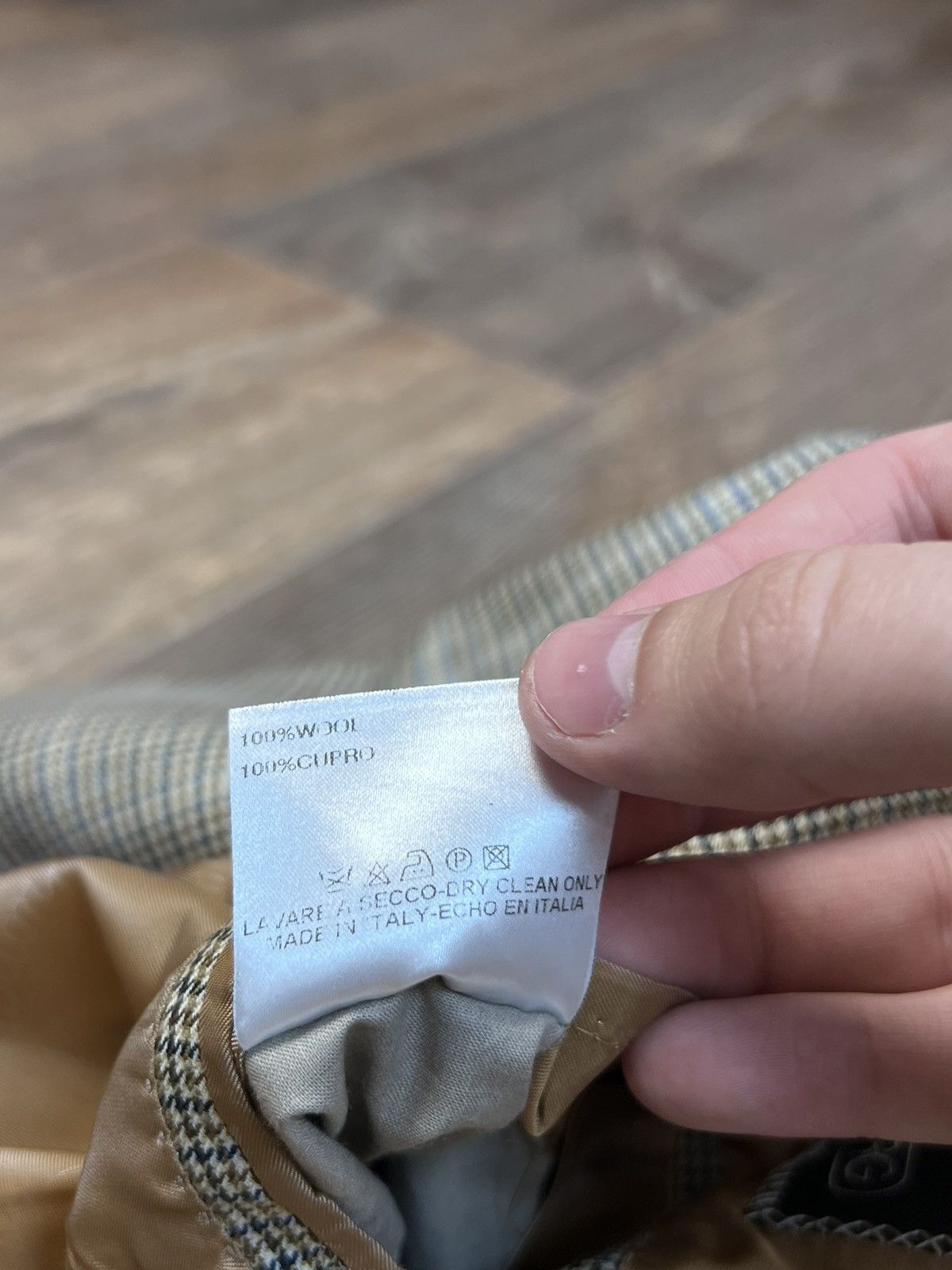 Brioni Brioni Parigi Wool Grey Checked Blazer Jacket size 50 Size 50S - 19 Thumbnail