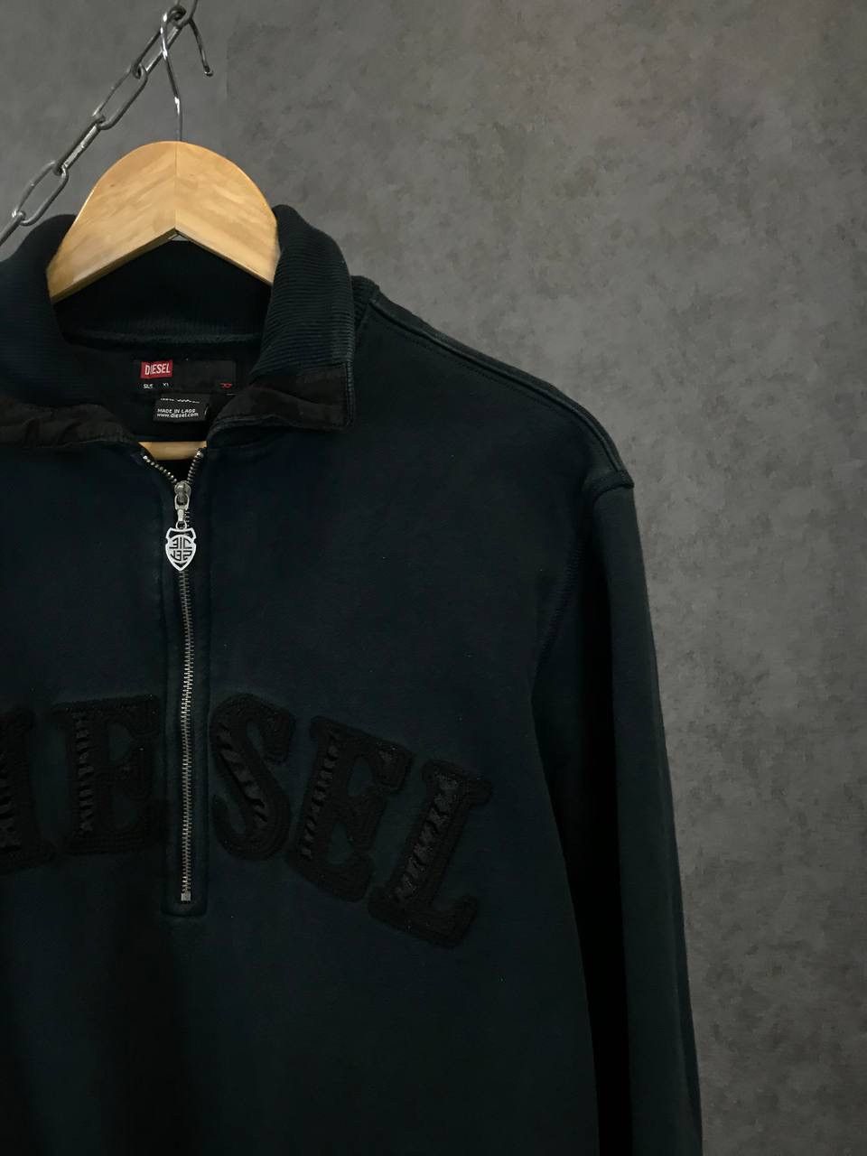 Diesel Diesel vintage designer 1/2 zip sweatshirt Size US M / EU 48-50 / 2 - 2 Thumbnail