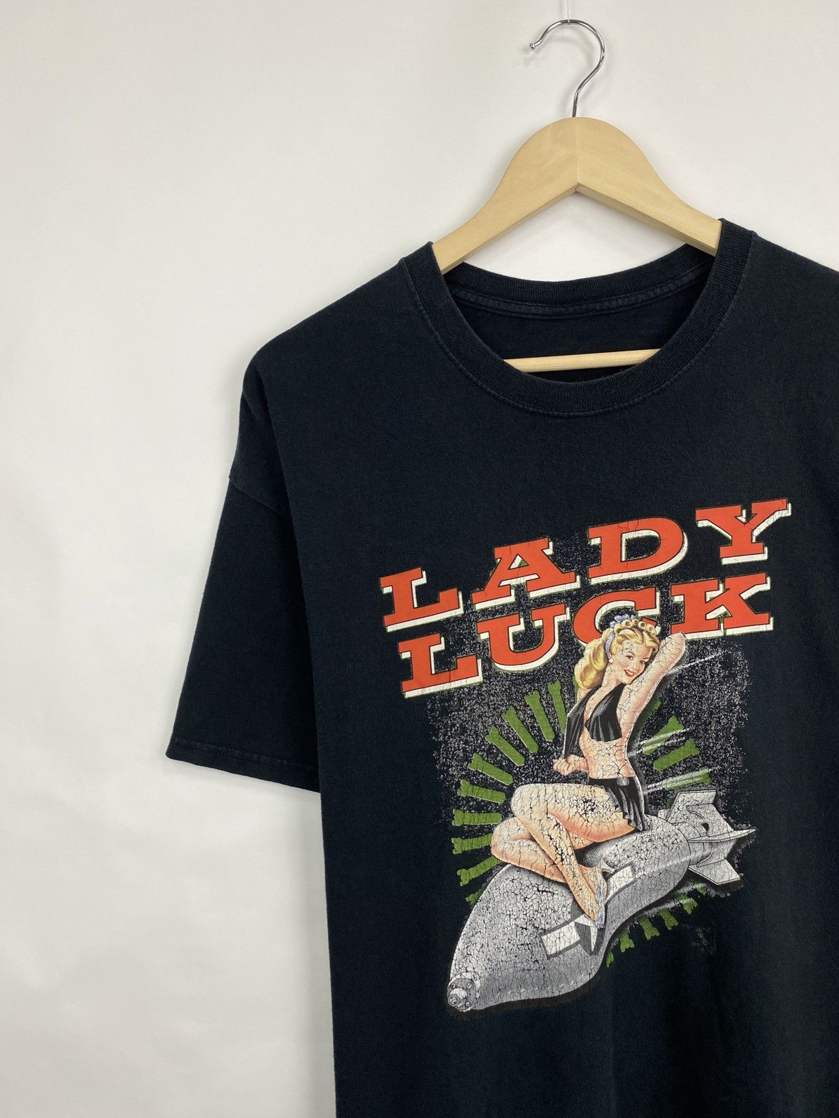 Japanese Brand × Vintage 🇺🇸 Vintage 90s Lady Luck single stitch t-shirt rare retro Y2K Size US XL / EU 56 / 4 - 2 Thumbnail