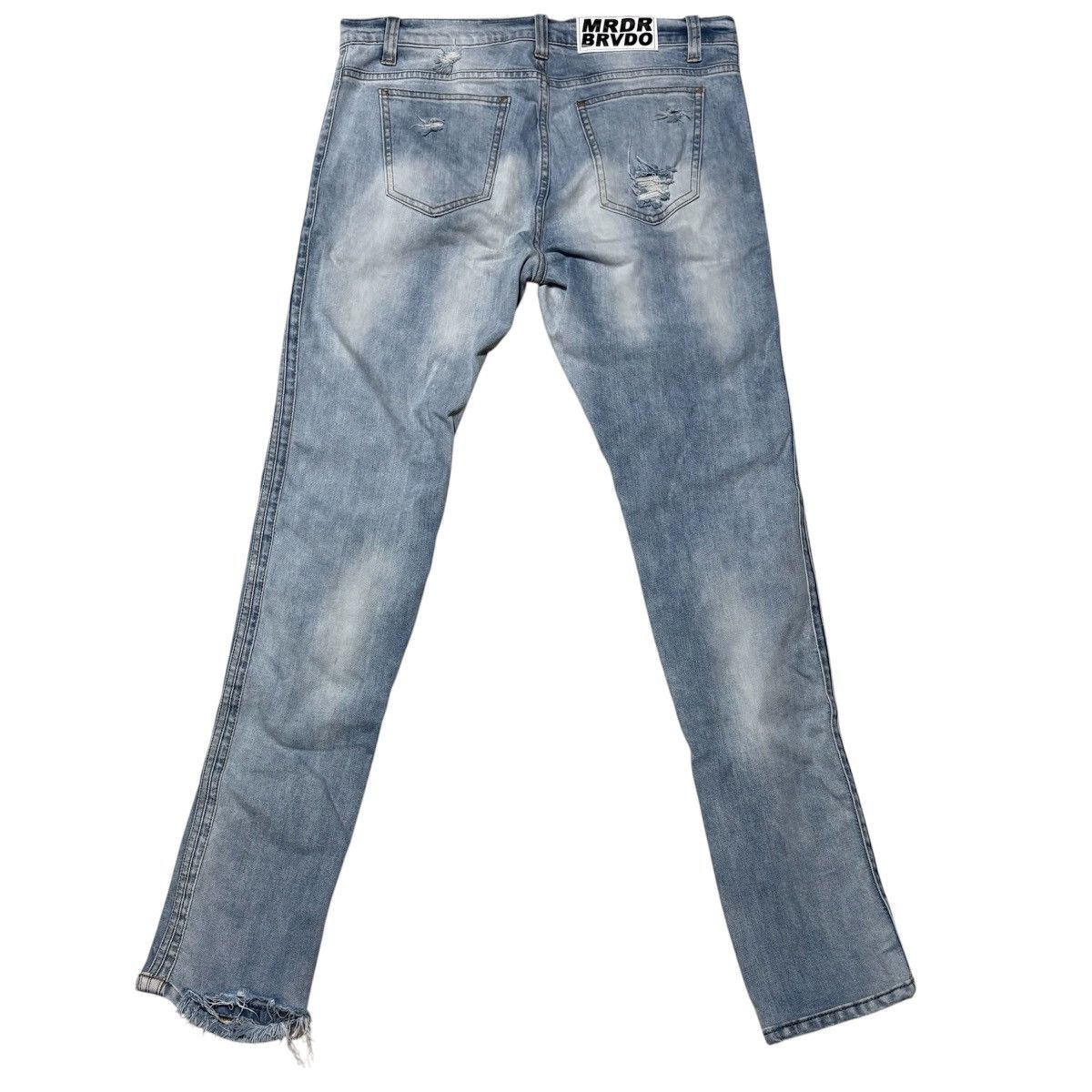 Ev Bravado EV BRAVADO do you think I'm crazy? DISTRESSED JEANS Size US 34 / EU 50 - 6 Thumbnail