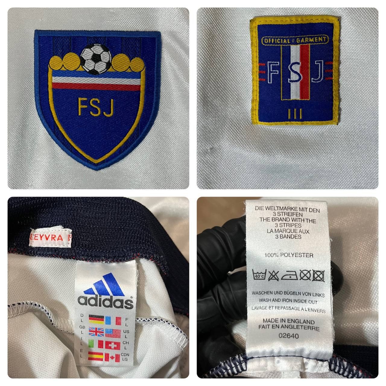 Adidas × Vintage Yugoslavia 1998 Away Football Shirt FSJ Serbia Adidas Jersey Size US L / EU 52-54 / 3 - 2 Thumbnail