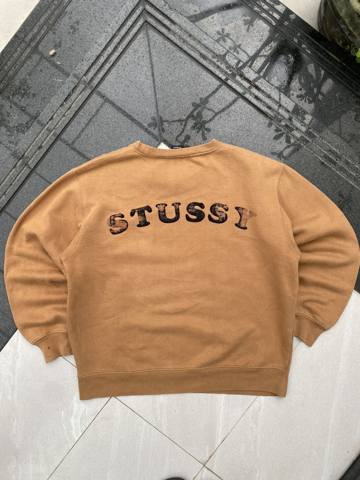Stussy × Vintage 90’s STUSSY Y2K BAGGY RETRO MULTI LOGO RARE 80 SWEATSHIRT Size US M / EU 48-50 / 2 - 6 Thumbnail