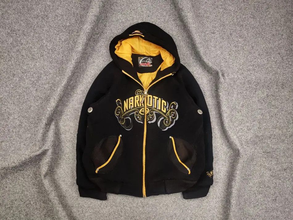 Narcotic GDC Vintage Narcotic Wear Baggy logo Fleece Jacket Y2K Style Size US M / EU 48-50 / 2 - 1 Thumbnail