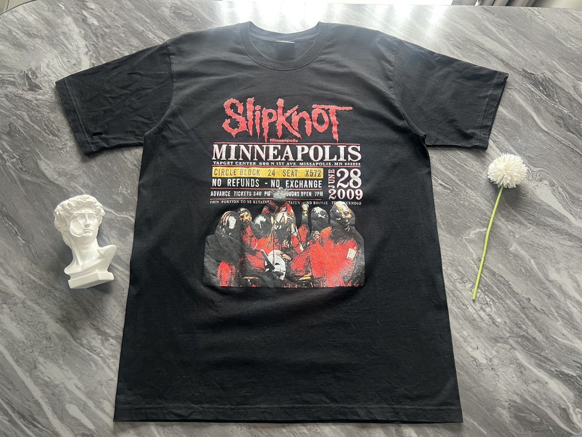 Band Tees × Slipknot Slipknot : MINNEAPOLIS Tour 2009 Size US XL / EU 56 / 4 - 2 Thumbnail
