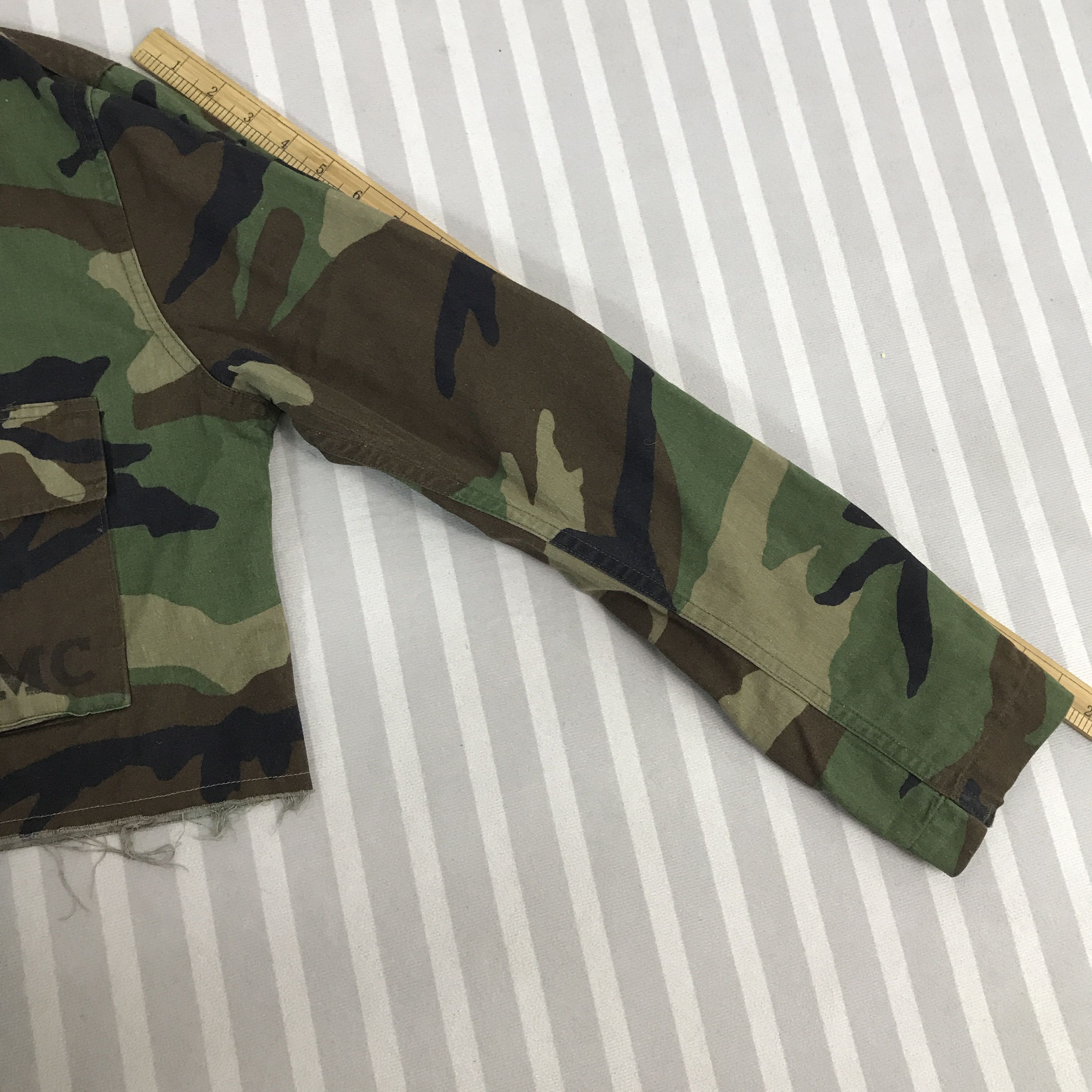Other Vintage USMC Us Army Camo Cropped Style Jacket Size US L / EU 52-54 / 3 - 6 Thumbnail