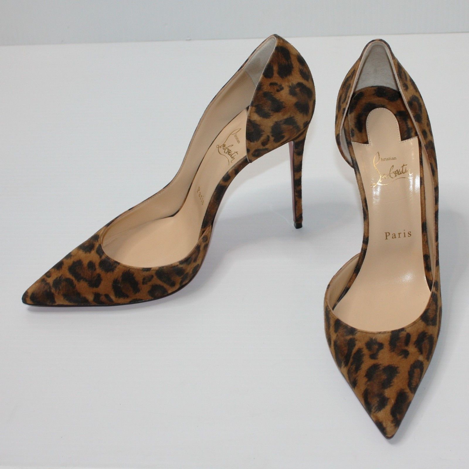 Christian Louboutin Iriza 100 Leopard Kitty Pony Hair Pump Shoes EU 41 / US 11 Size US 11 / IT 41 - 1 Thumbnail
