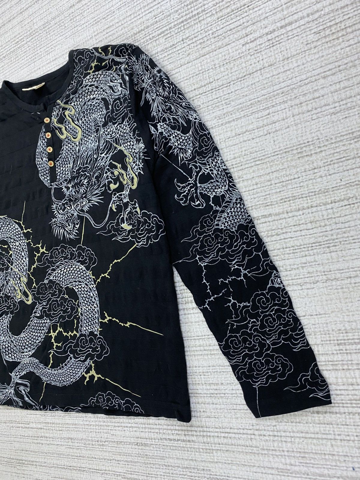 Dragonfly × Japanese Brand × Vintage Vintage Dragonfly Japan Full Printed Embroidery Shirt Size US M / EU 48-50 / 2 - 4 Thumbnail