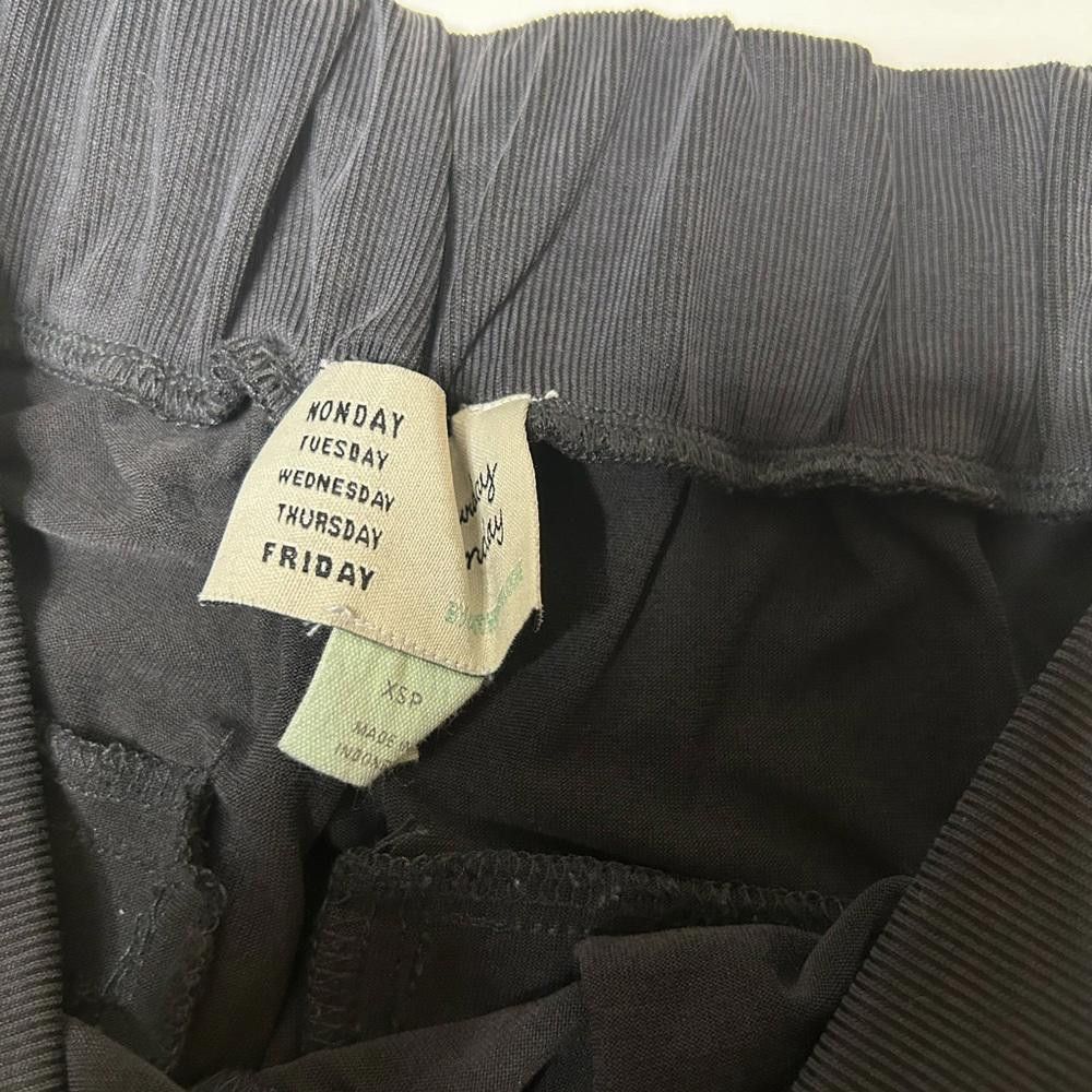 Designer Anthropologie l Saturday Sunday Gray Ribbed Joggers XS Size 26" / US 2 / IT 38 - 9 Thumbnail
